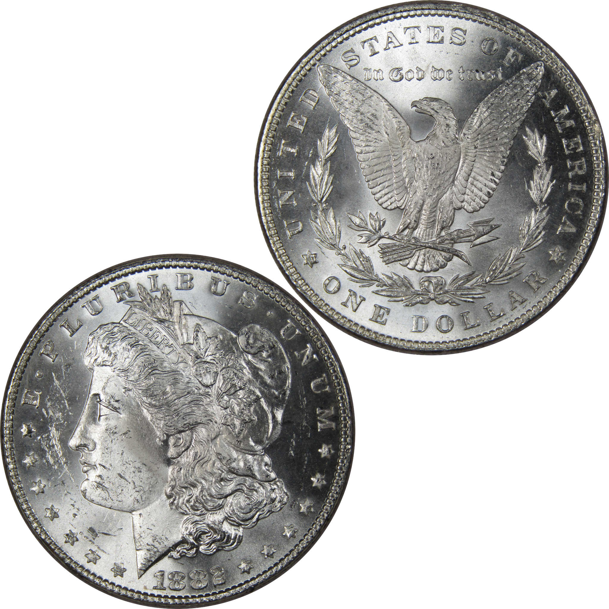 1882 Morgan Dollar BU Uncirculated Mint State 90% Silver SKU:IPC9702 - Morgan coin - Morgan silver dollar - Morgan silver dollar for sale - Profile Coins &amp; Collectibles