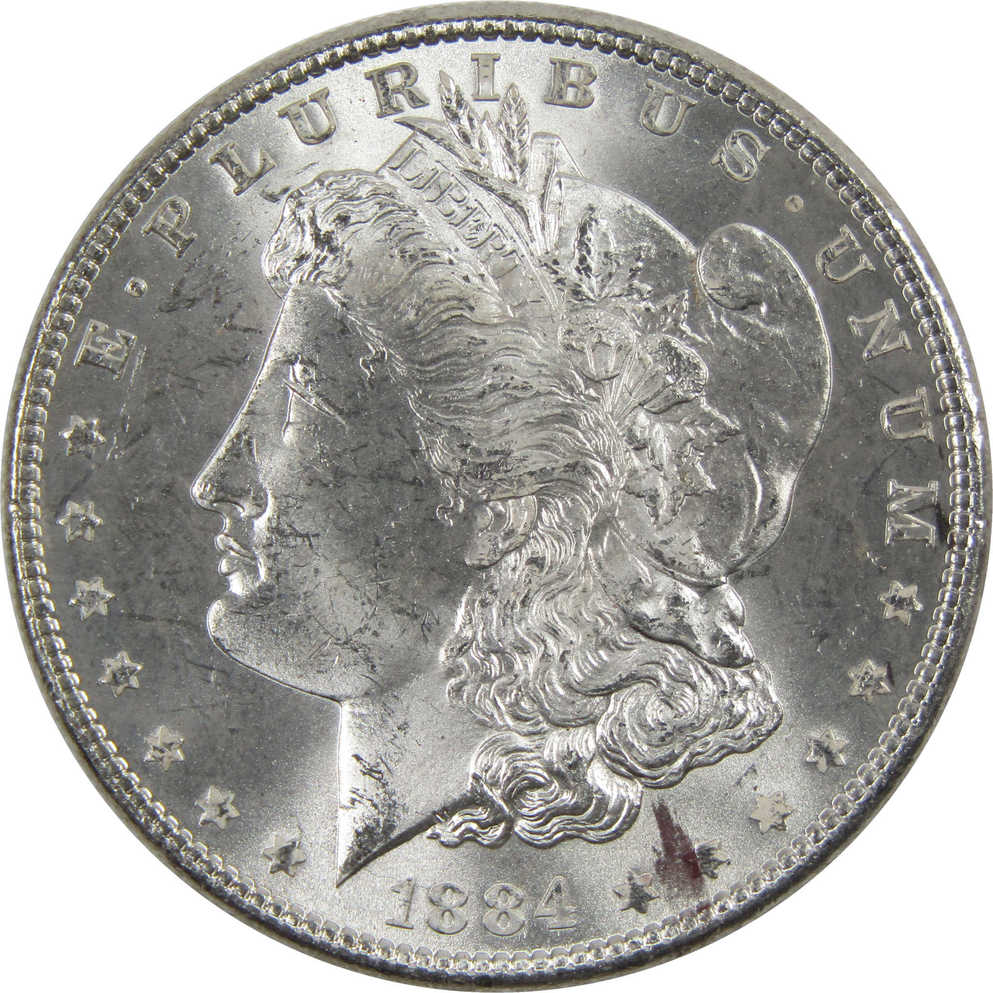 1884 Morgan Dollar BU Uncirculated 90% Silver $1 Coin SKU:I6024 - Morgan coin - Morgan silver dollar - Morgan silver dollar for sale - Profile Coins &amp; Collectibles
