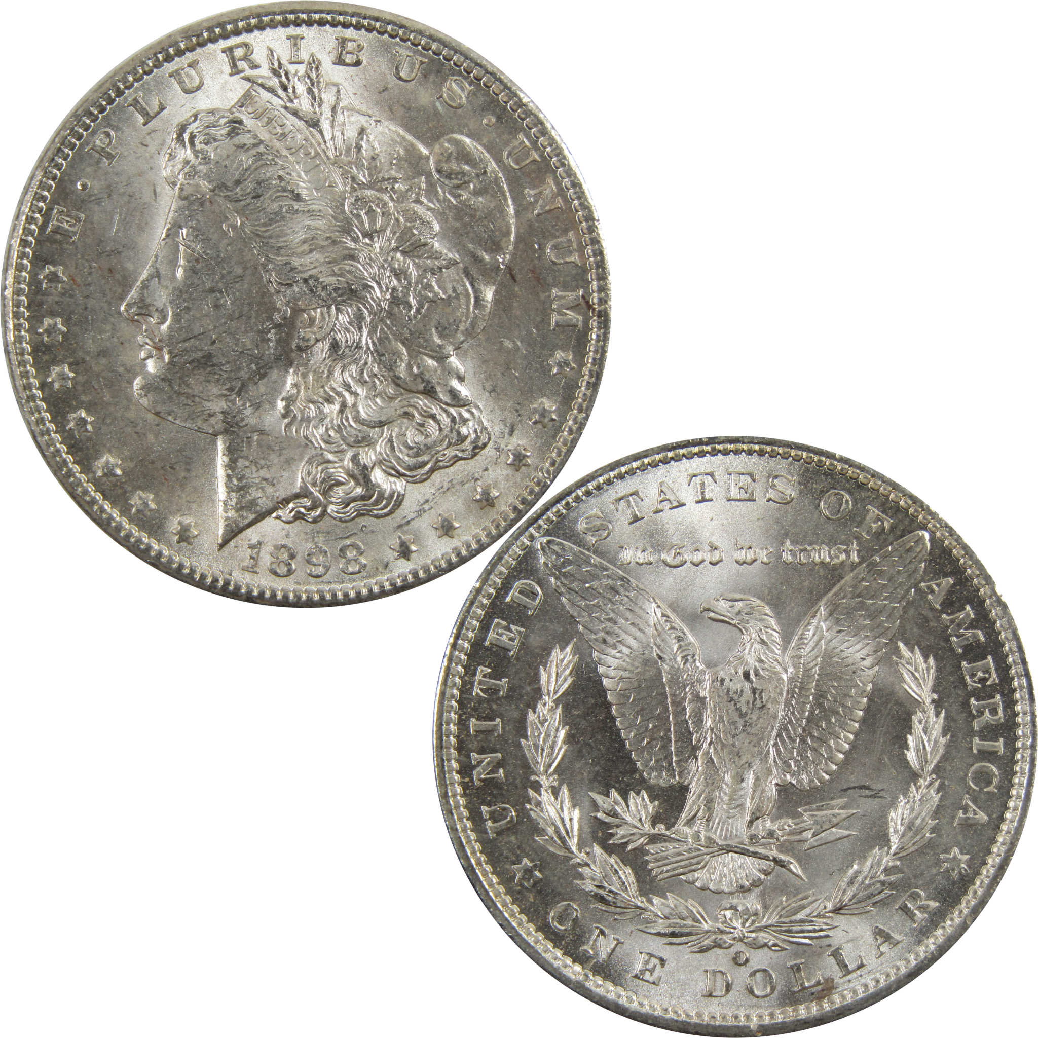 1898 O Morgan Dollar BU Uncirculated 90% Silver $1 Coin SKU:I5289 - Morgan coin - Morgan silver dollar - Morgan silver dollar for sale - Profile Coins &amp; Collectibles