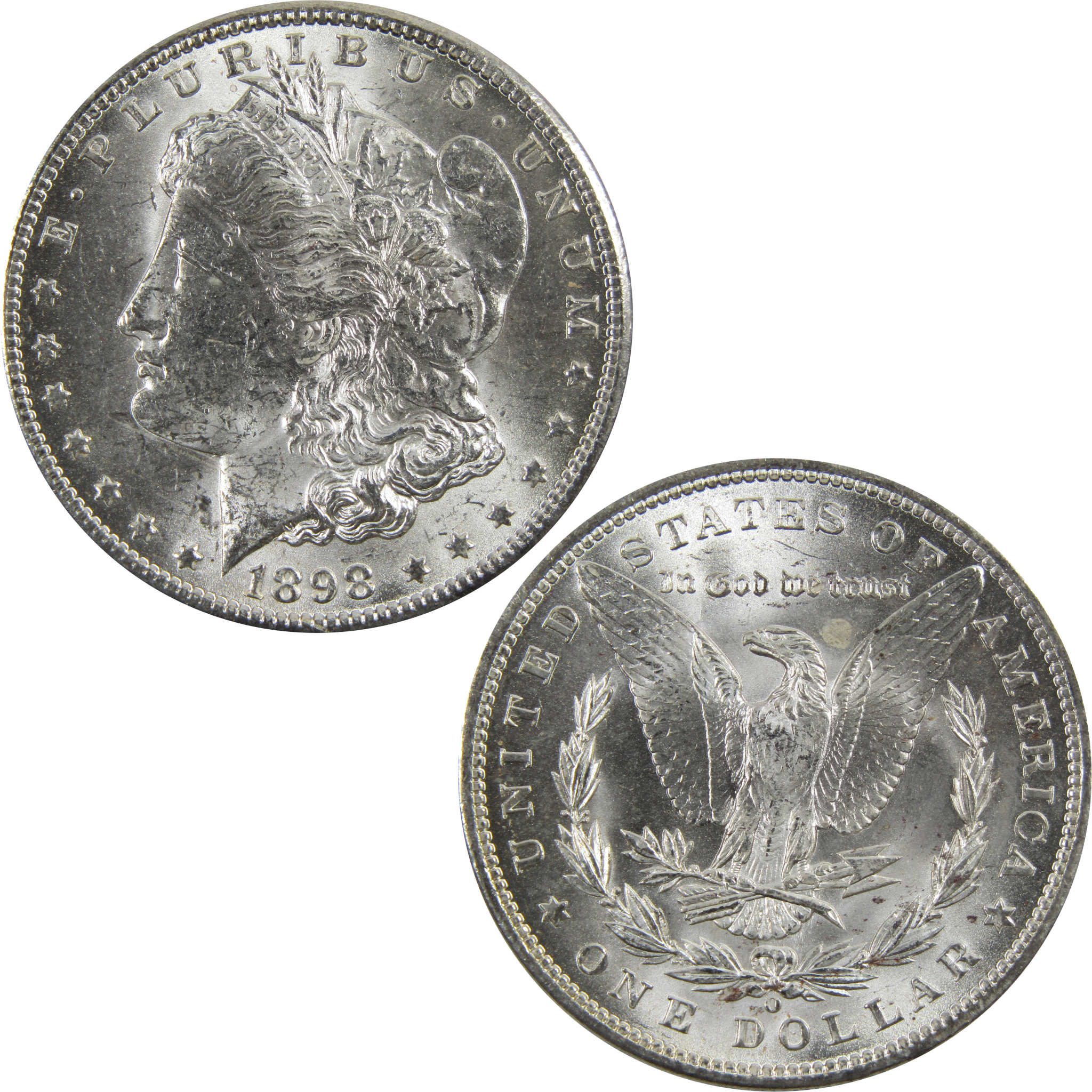 1898 O Morgan Dollar BU Uncirculated 90% Silver $1 Coin SKU:I5293 - Morgan coin - Morgan silver dollar - Morgan silver dollar for sale - Profile Coins &amp; Collectibles