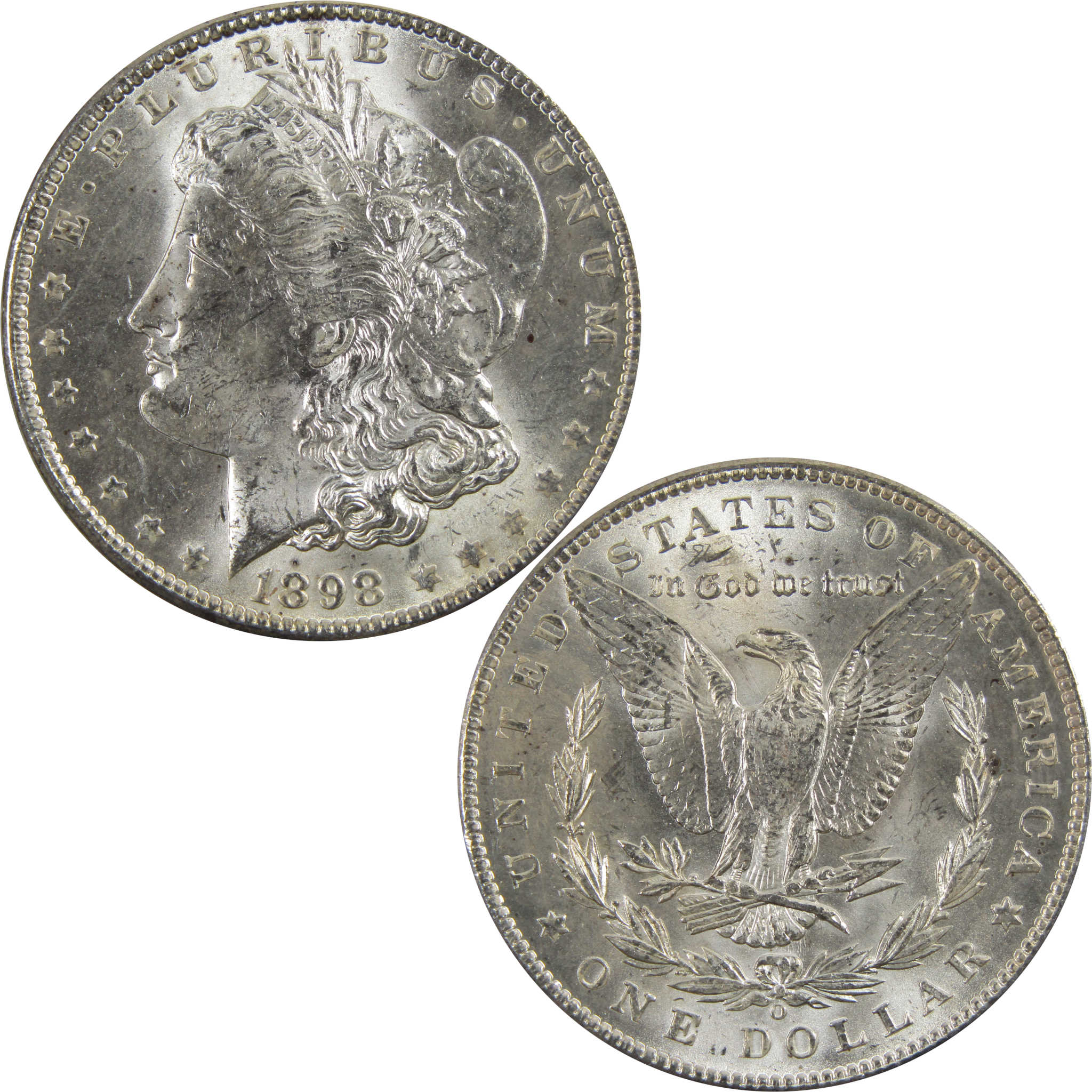 1898 O Morgan Dollar BU Uncirculated 90% Silver $1 Coin SKU:I5252 - Morgan coin - Morgan silver dollar - Morgan silver dollar for sale - Profile Coins &amp; Collectibles