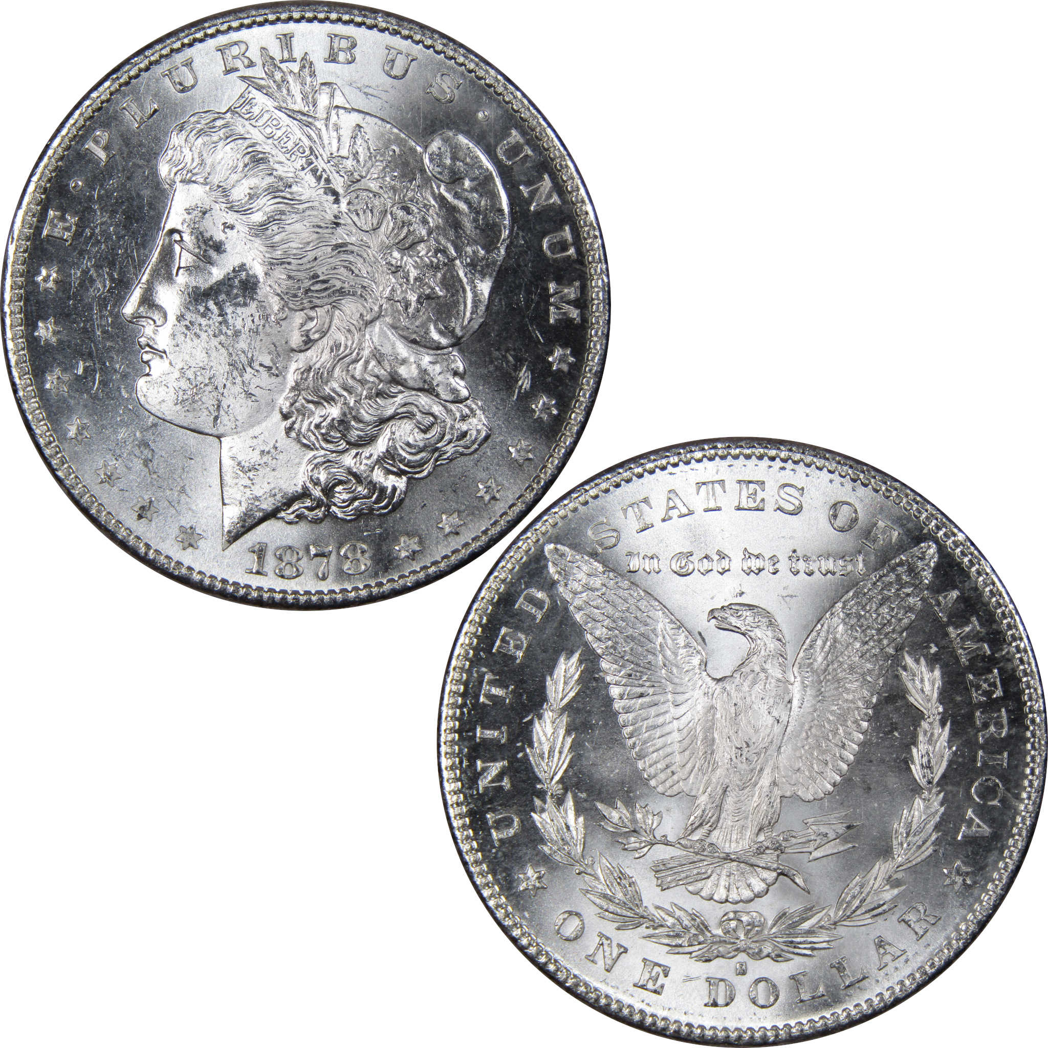 1878 S Morgan Dollar BU Uncirculated Mint State 90% Silver SKU:IPC8885 - Morgan coin - Morgan silver dollar - Morgan silver dollar for sale - Profile Coins &amp; Collectibles