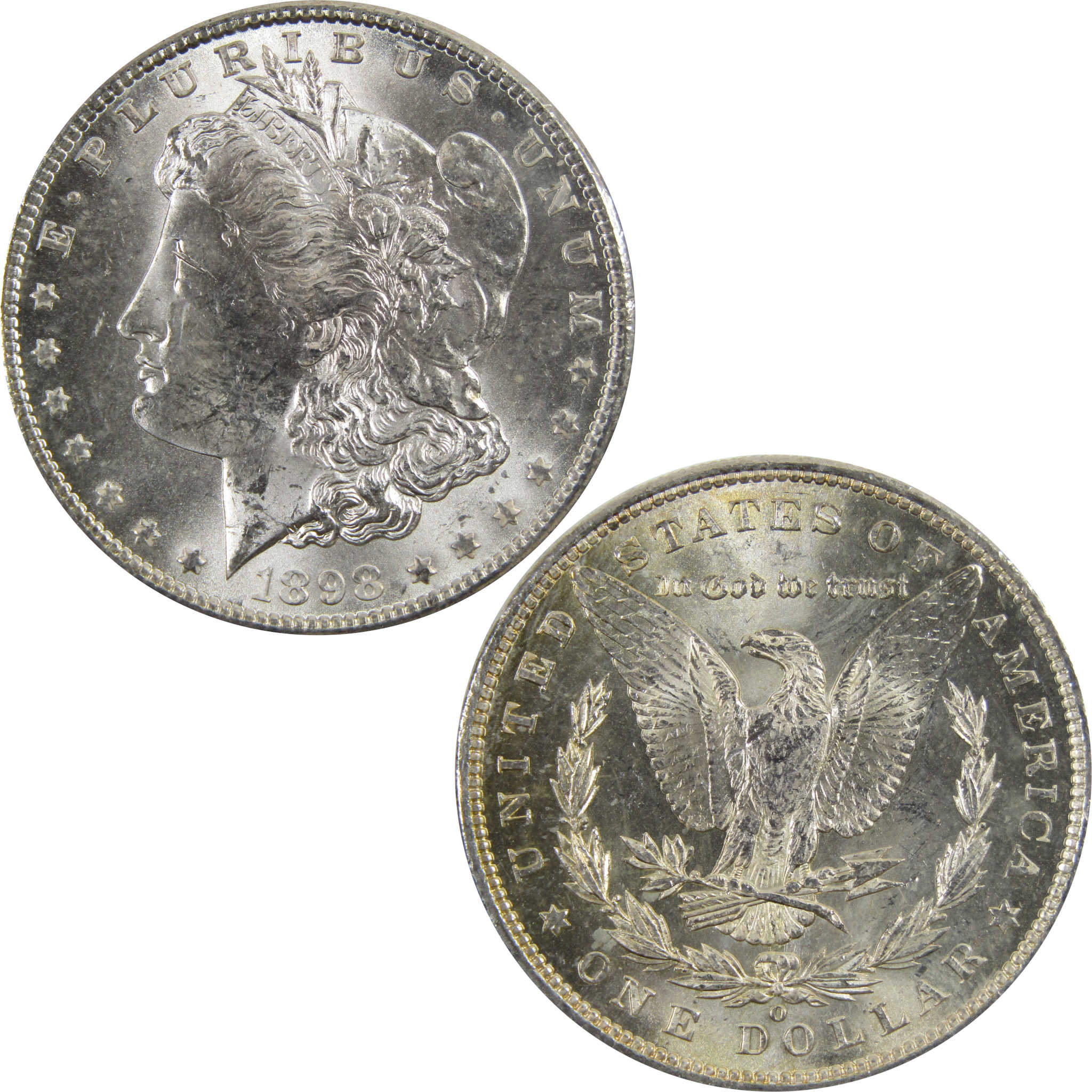 1898 O Morgan Dollar BU Uncirculated 90% Silver $1 Coin SKU:I5242 - Morgan coin - Morgan silver dollar - Morgan silver dollar for sale - Profile Coins &amp; Collectibles
