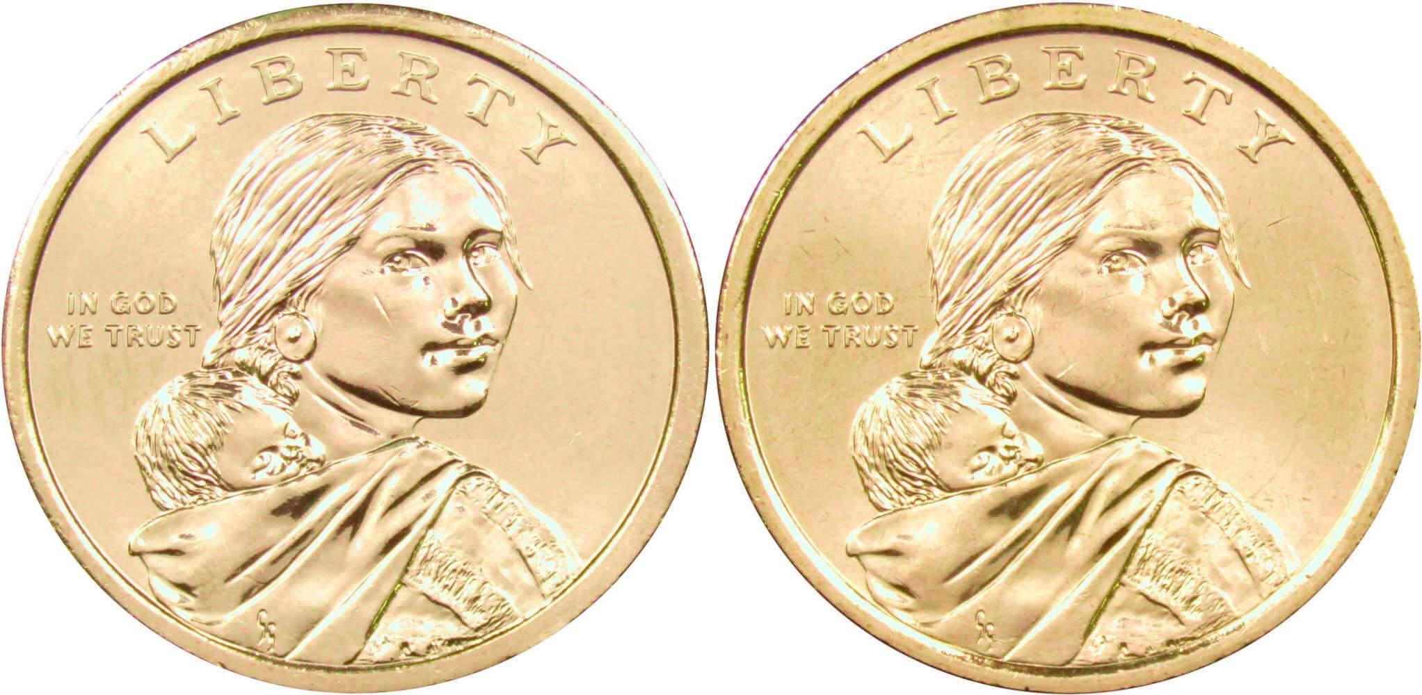 2011 P&D Wampanoag Treaty Native American Dollar 2 Coin Set BU Uncirculated $1