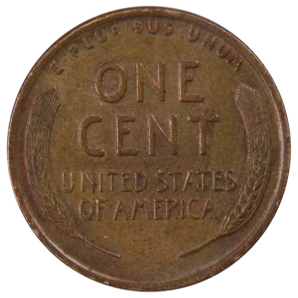 1920 Lincoln Wheat Cent AU About Uncirculated Bronze Penny 1c Coin Collectible