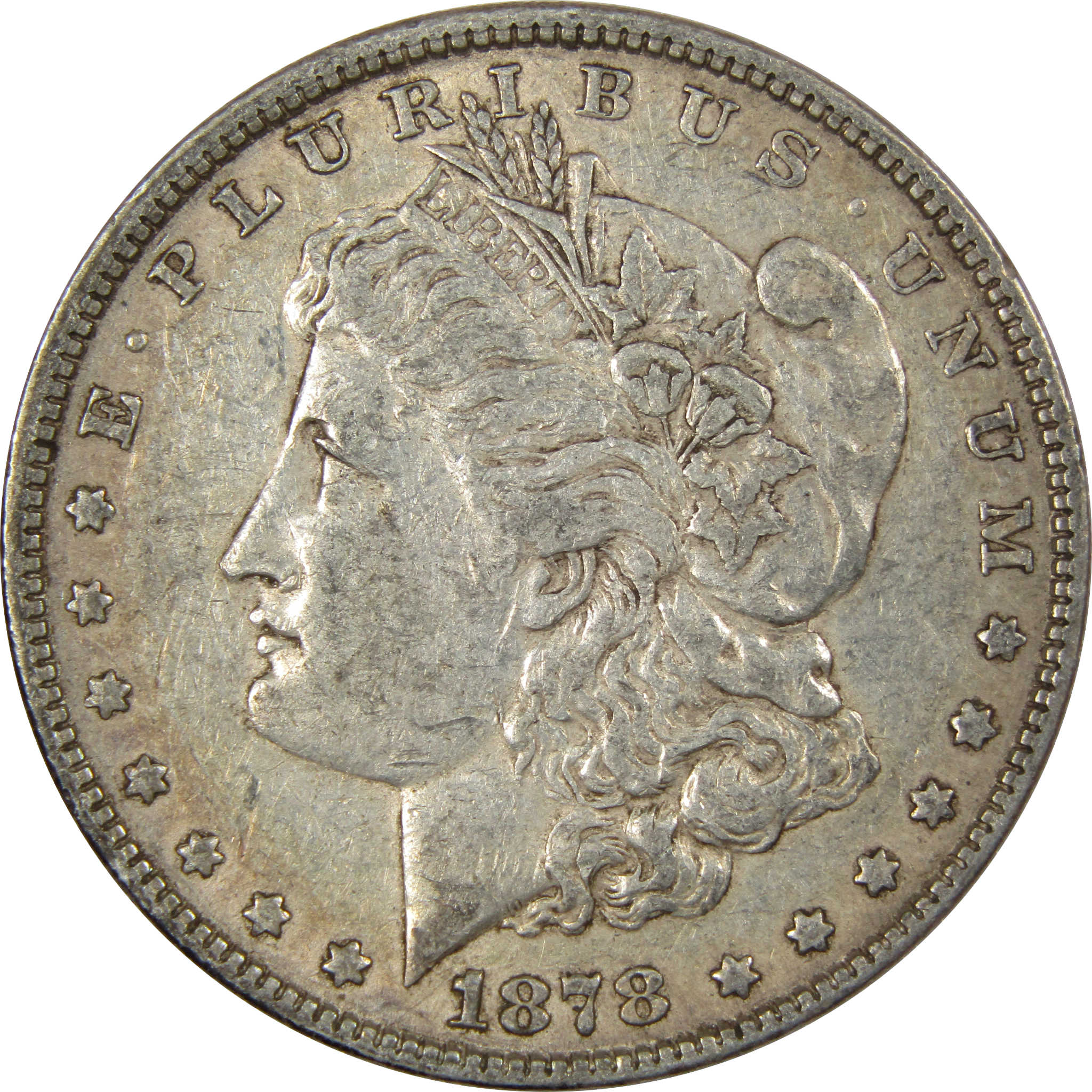1878 7TF Rev 78 Morgan Dollar Extremely Fine 90% Silver SKU:IPC7239 - Morgan coin - Morgan silver dollar - Morgan silver dollar for sale - Profile Coins &amp; Collectibles
