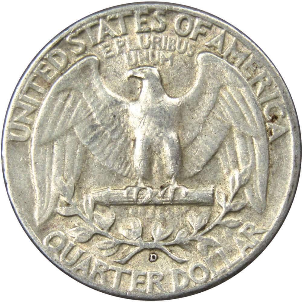 1951 D Washington Quarter XF EF Extremely Fine 90% Silver 25c US Coin