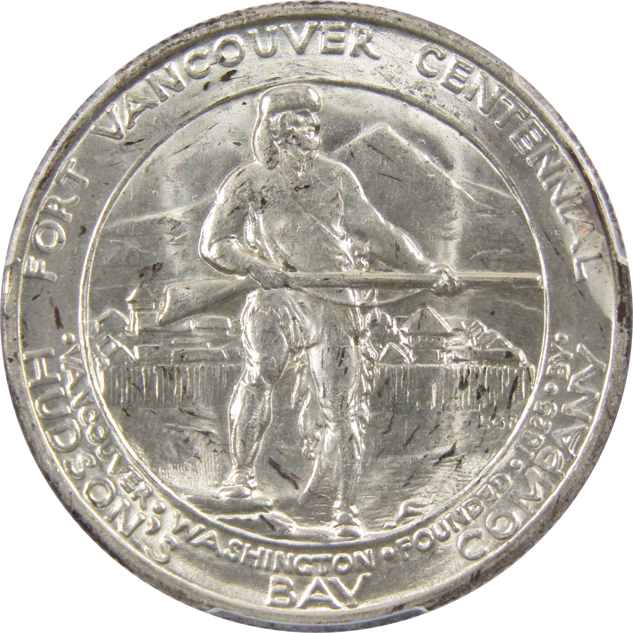 Fort Vancouver Centennial Half Dollar 1925 MS 65 PCGS Silver SKU:I2168