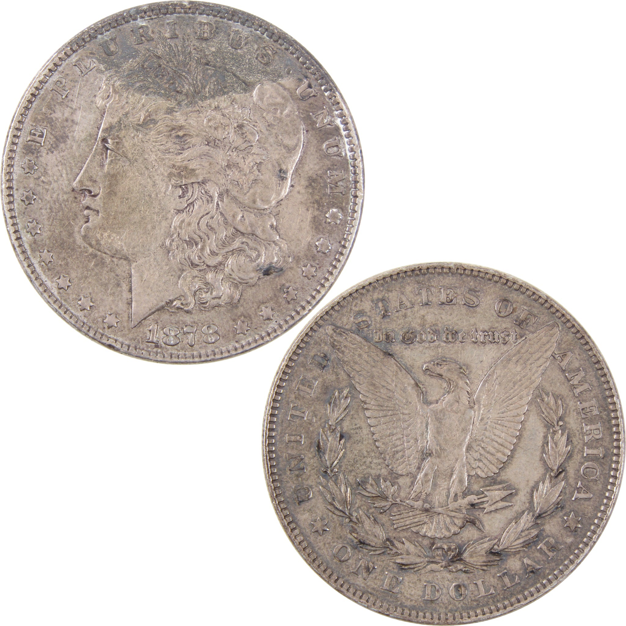 1878 7TF Rev 78 Morgan Dollar VF Very Fine 90% Silver SKU:I2554 - Morgan coin - Morgan silver dollar - Morgan silver dollar for sale - Profile Coins &amp; Collectibles
