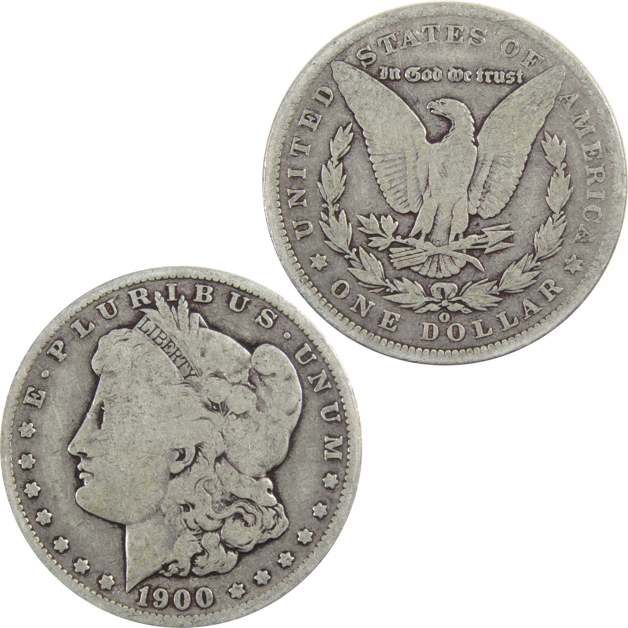 1900 O Morgan Dollar VG Very Good 90 Silver 1 Coin SKU I5548