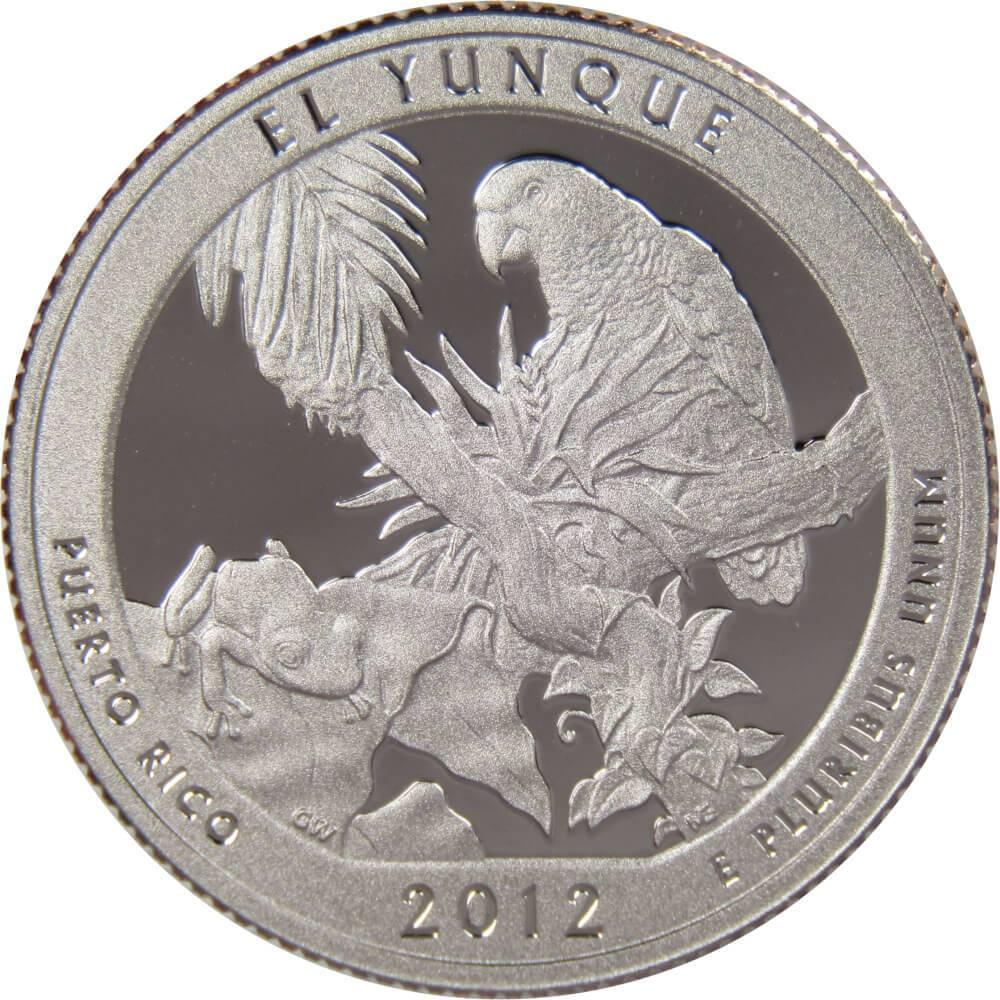 2012 S El Yunque Forest National Park Quarter Choice Proof Clad 25c US Coin