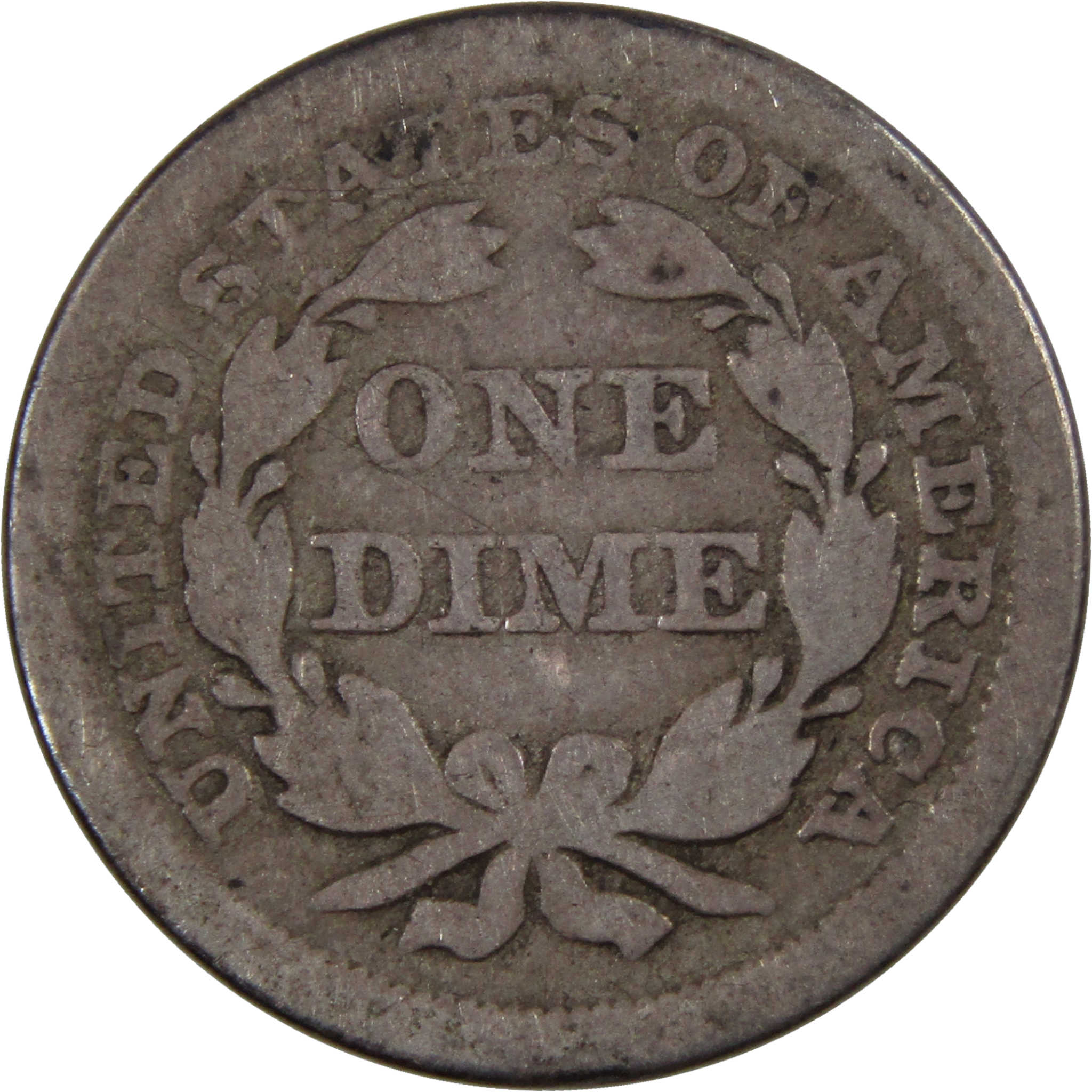 1856 Lg Date Seated Liberty Dime Good / Very Good Silver SKU:I3350