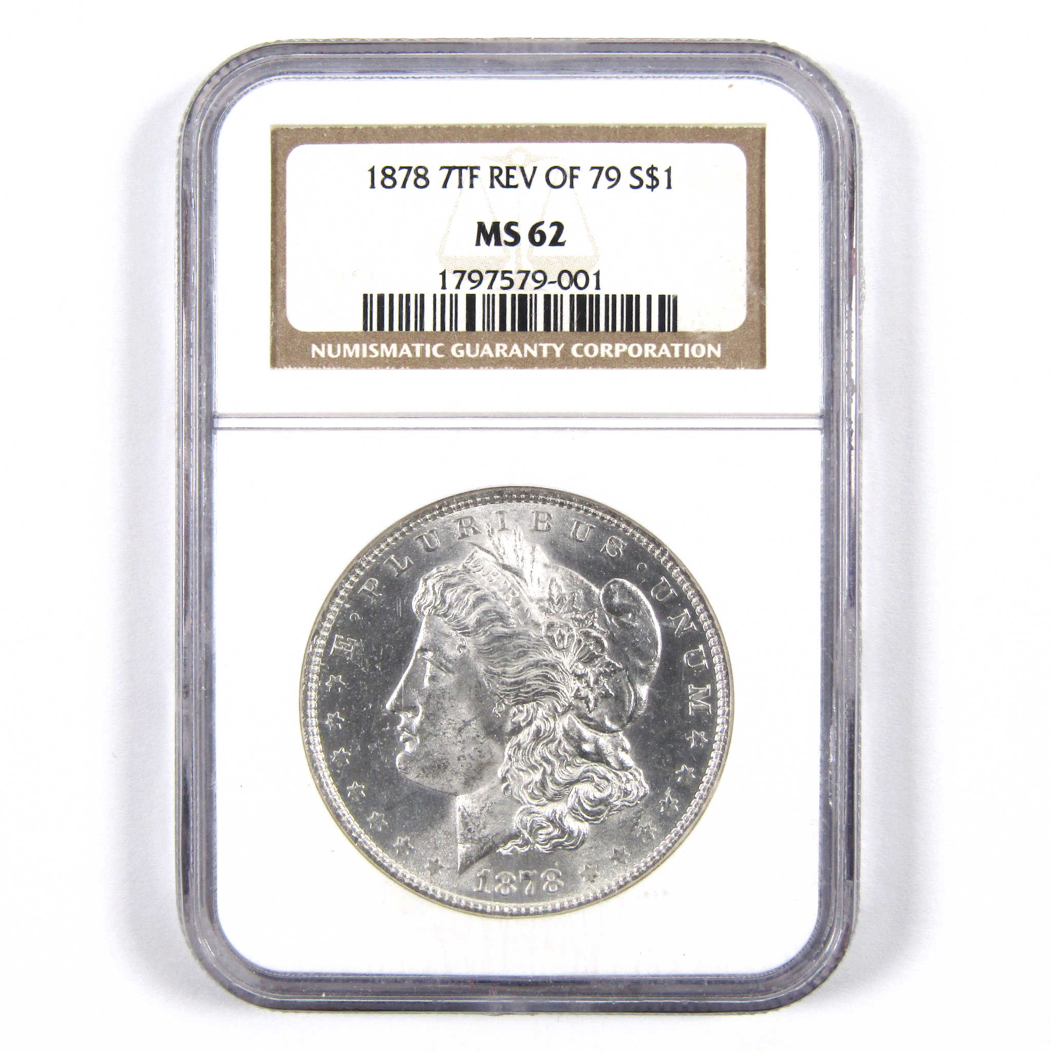 1878 7TF Rev 79 Morgan Dollar MS 62 NGC 90% Silver $1 Unc SKU:I7542 - Morgan coin - Morgan silver dollar - Morgan silver dollar for sale - Profile Coins &amp; Collectibles