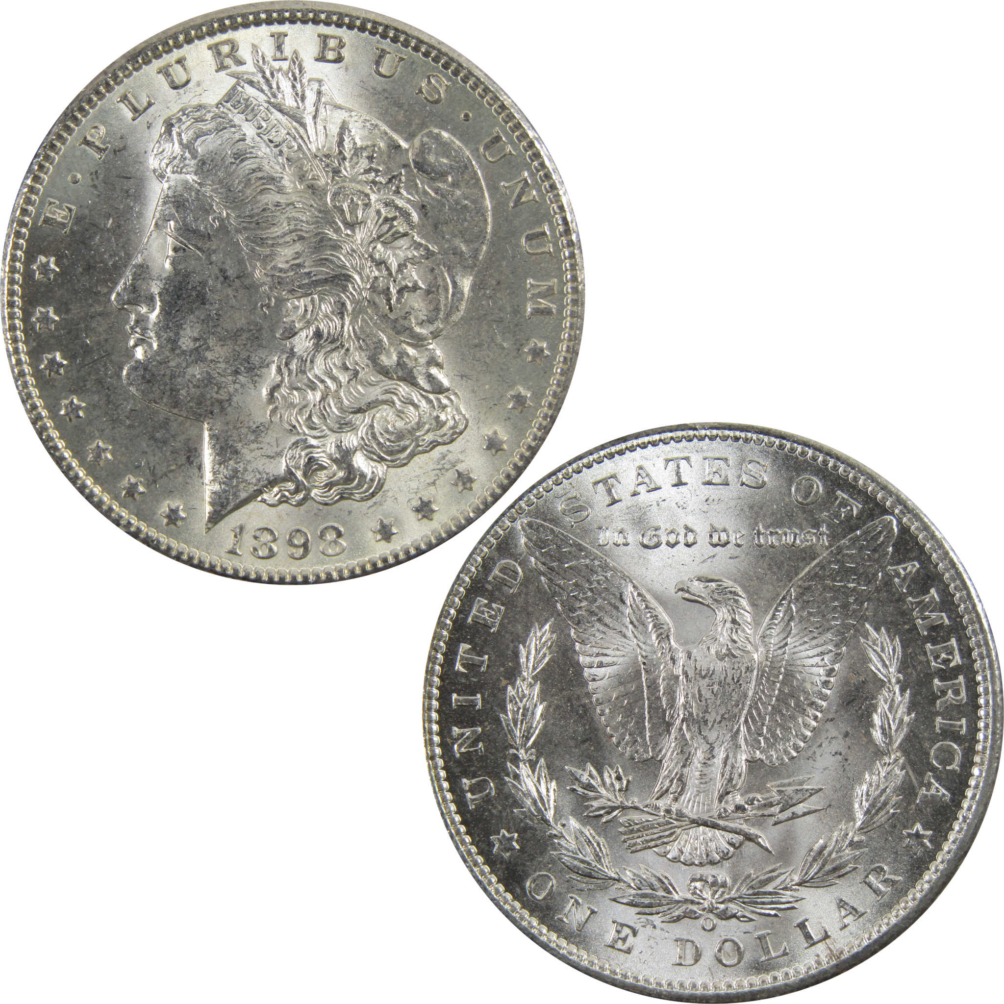1898 O Morgan Dollar BU Uncirculated 90% Silver $1 Coin SKU:I5236 - Morgan coin - Morgan silver dollar - Morgan silver dollar for sale - Profile Coins &amp; Collectibles