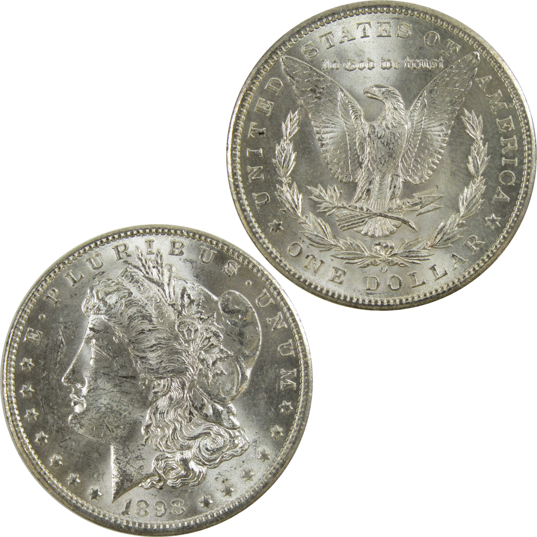 1898 O Morgan Dollar BU Uncirculated 90% Silver $1 Coin SKU:I5207 - Morgan coin - Morgan silver dollar - Morgan silver dollar for sale - Profile Coins &amp; Collectibles