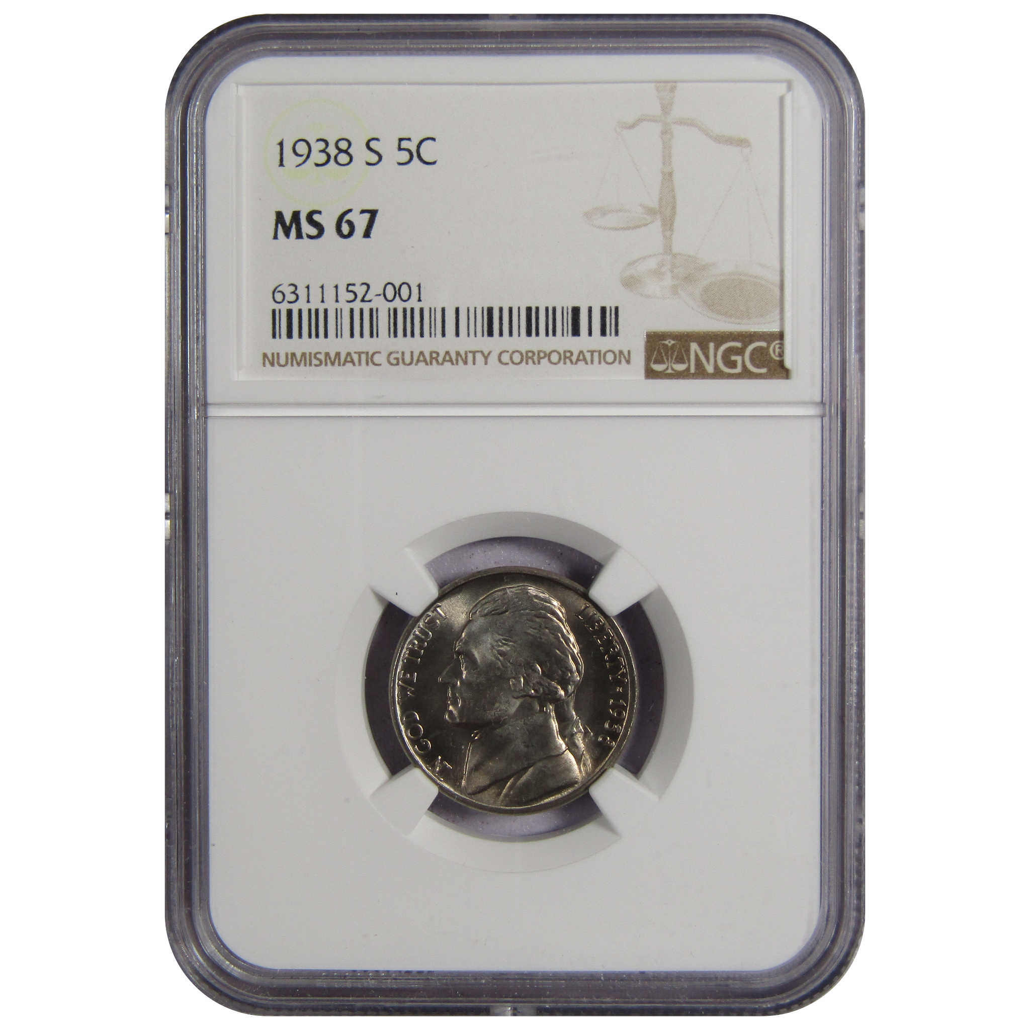 Jefferson Nickel (1938-Now) | Profile Coins & Collectibles