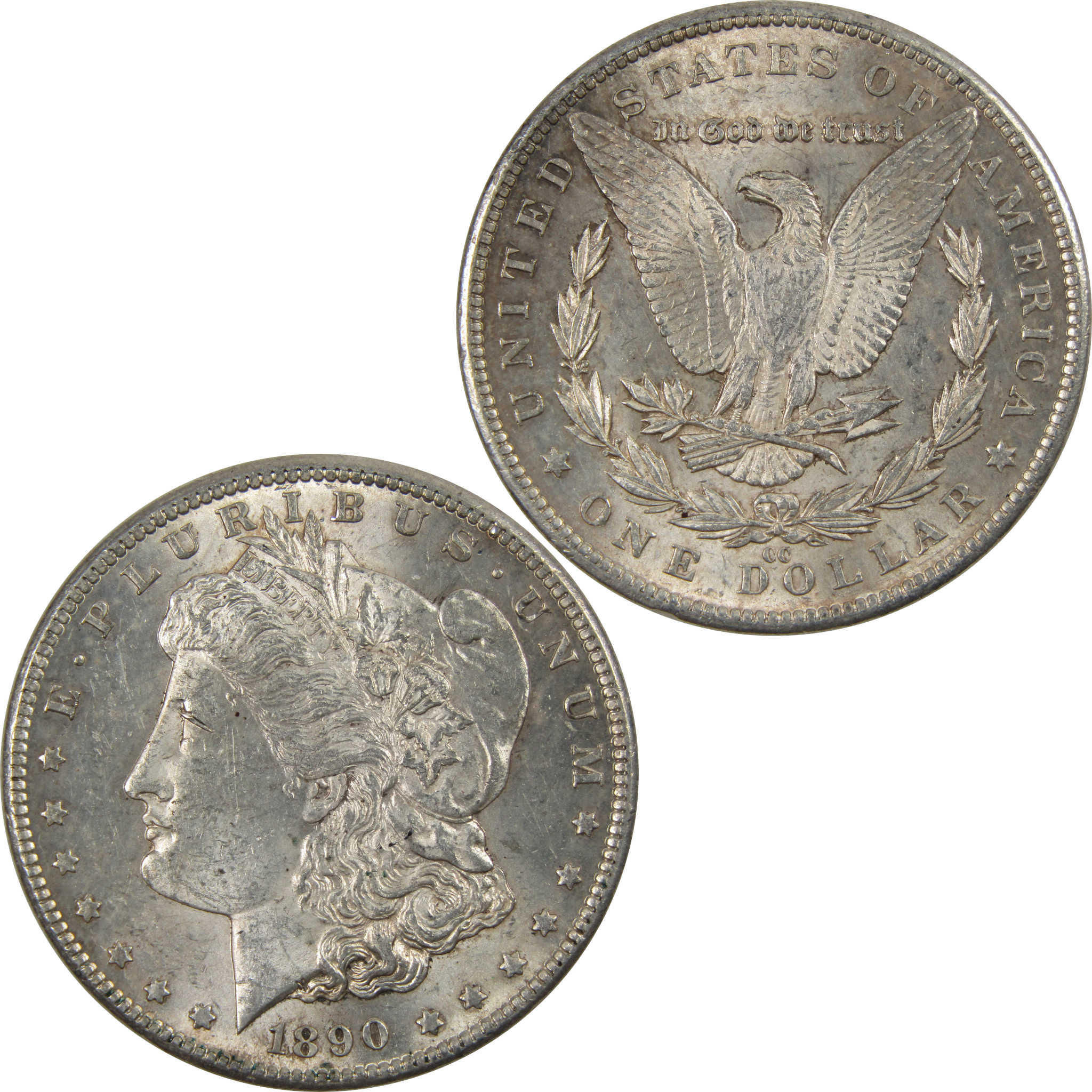 1890 CC Morgan Dollar BU Uncirculated Mint State Silver $1 SKU:I4360 - Morgan coin - Morgan silver dollar - Morgan silver dollar for sale - Profile Coins &amp; Collectibles
