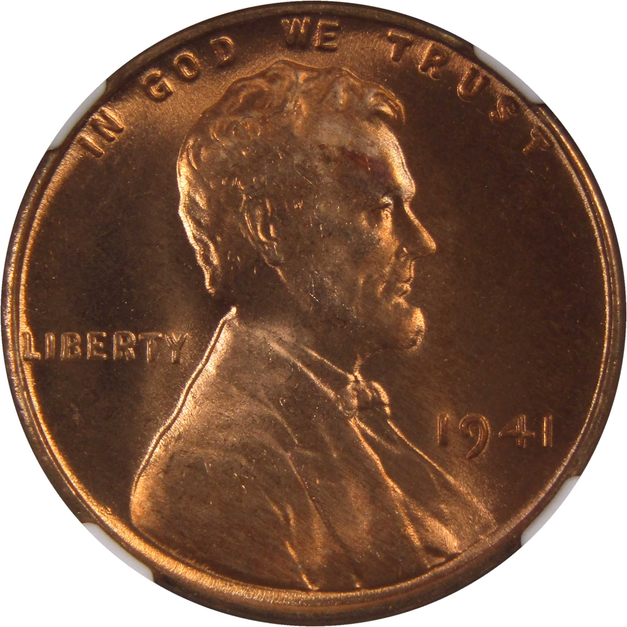 1941 Lincoln Wheat Cent MS 67 RD NGC Penny Uncirculated Coin SKU:I3176