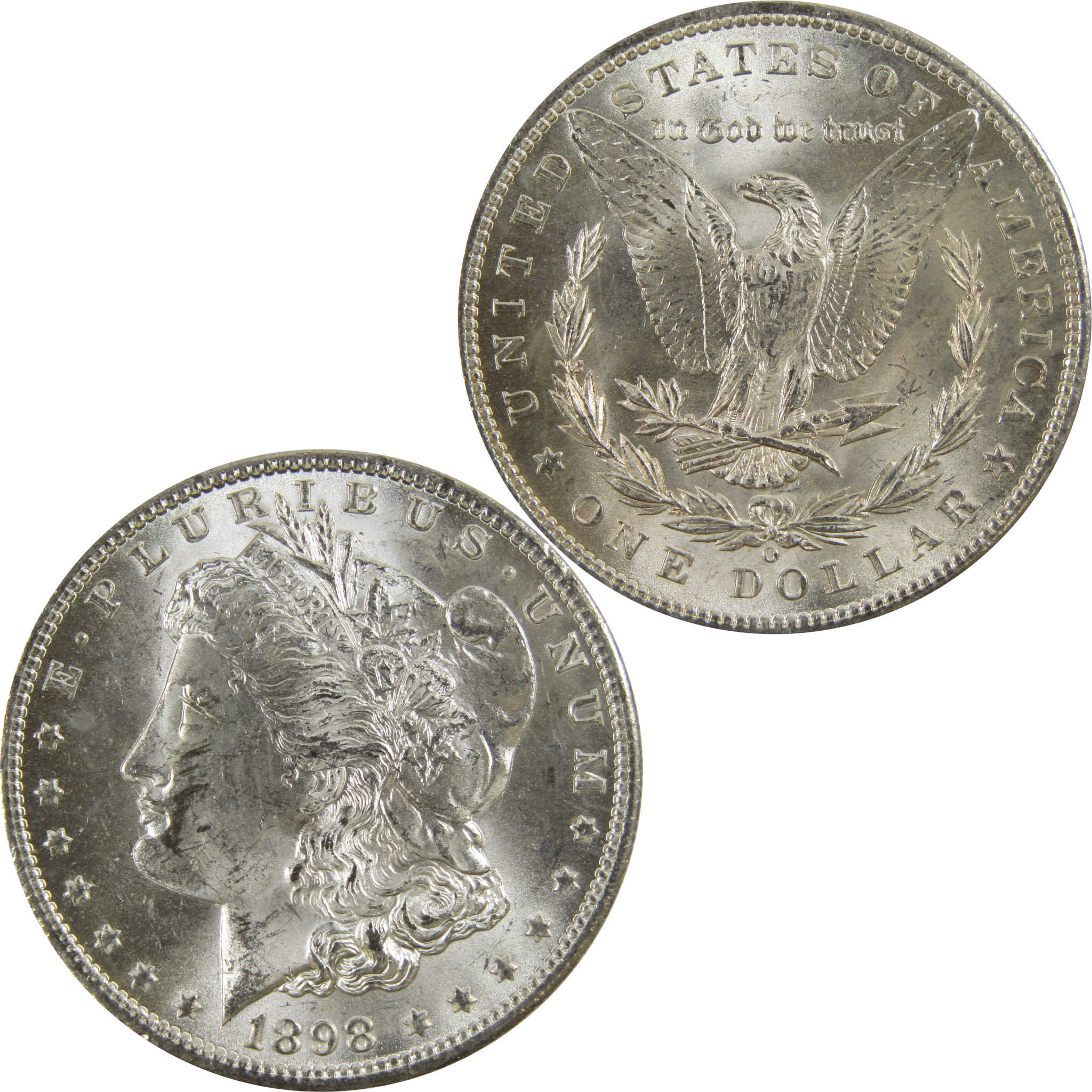 1898 O Morgan Dollar BU Uncirculated 90% Silver $1 Coin SKU:I5225 - Morgan coin - Morgan silver dollar - Morgan silver dollar for sale - Profile Coins &amp; Collectibles