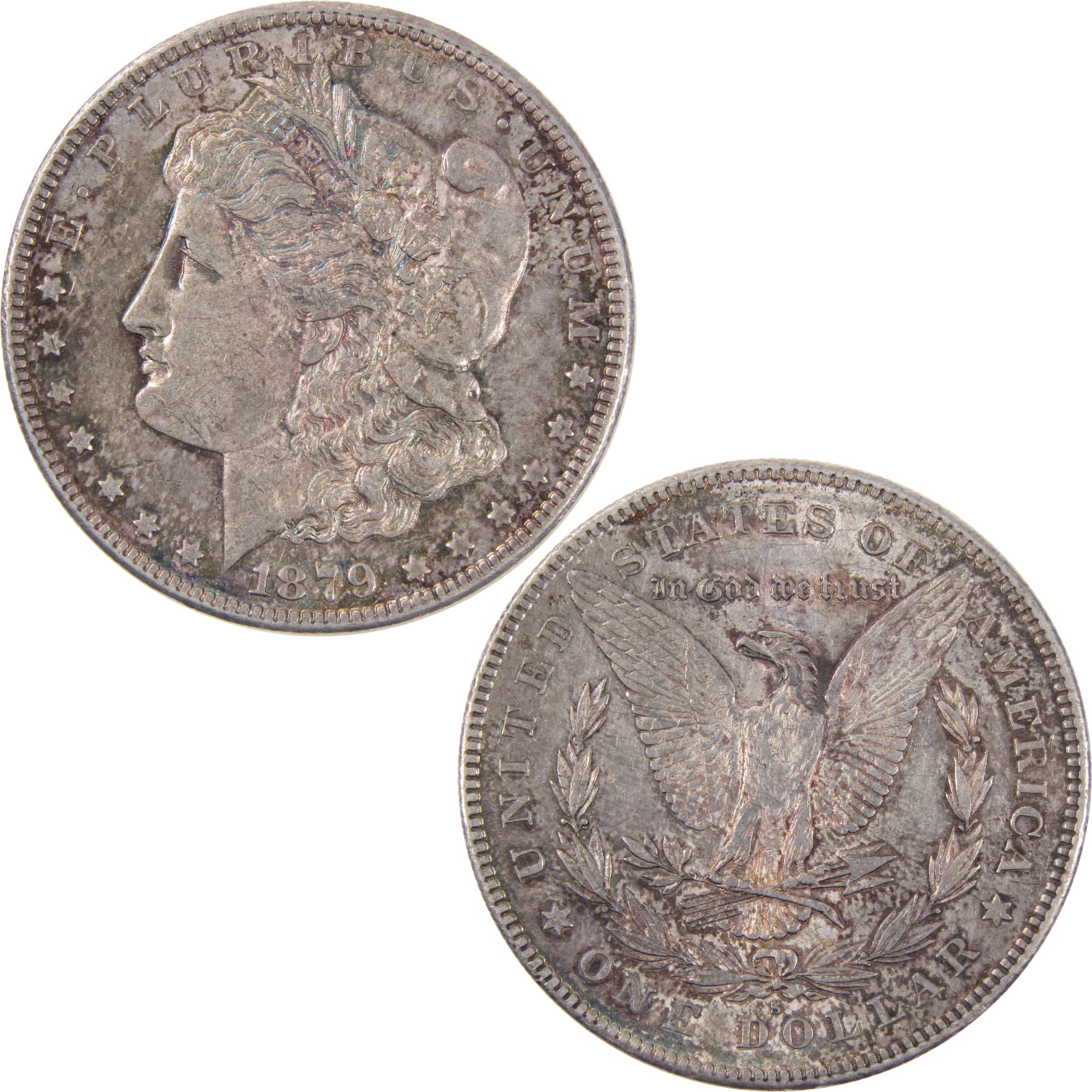 1879 S Rev 78 Morgan Dollar CH AU Choice About Uncirculated SKU:I2494 - Morgan coin - Morgan silver dollar - Morgan silver dollar for sale - Profile Coins &amp; Collectibles