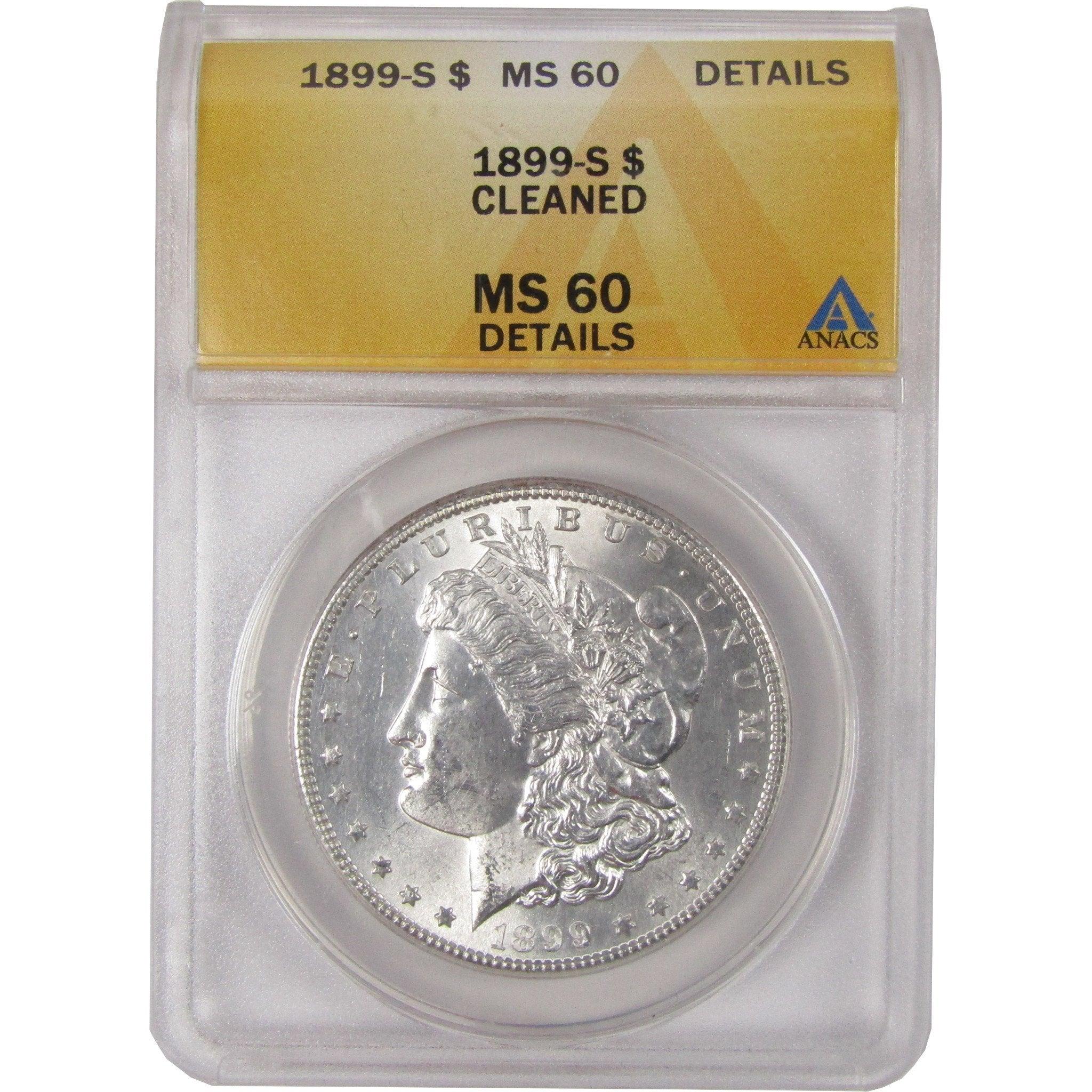 1899 S Morgan Dollar MS 60 Details ANACS Silver SKU:CPC1114 - Morgan coin - Morgan silver dollar - Morgan silver dollar for sale - Profile Coins &amp; Collectibles