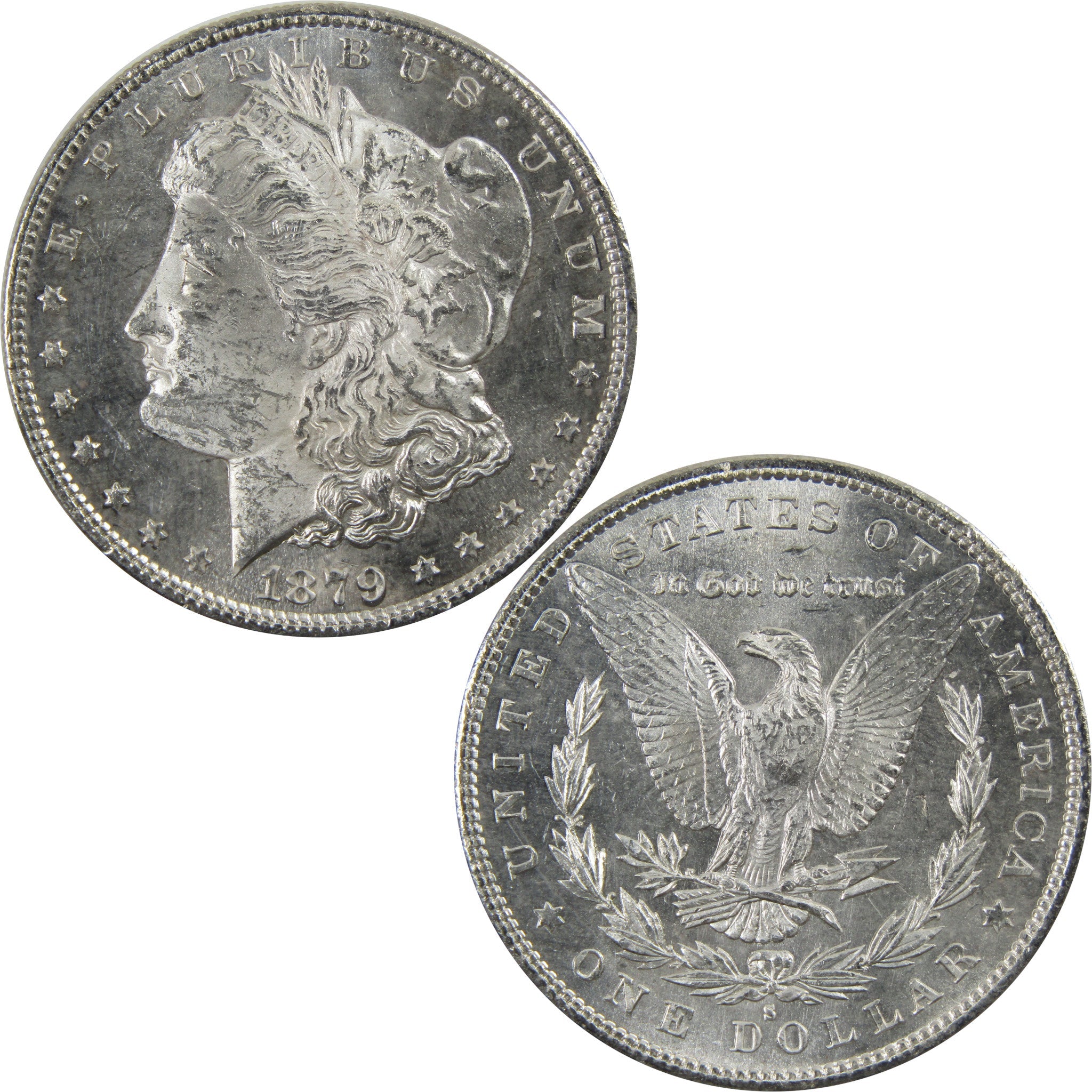 1879 S Morgan Dollar BU Uncirculated 90% Silver $1 SKU:I5443 - Morgan coin - Morgan silver dollar - Morgan silver dollar for sale - Profile Coins &amp; Collectibles
