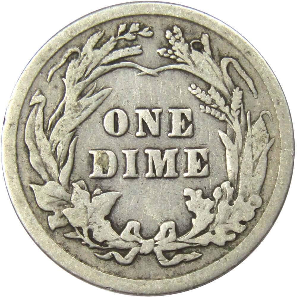 1911 Barber Dime AG About Good 90% Silver 10c US Type Coin Collectible