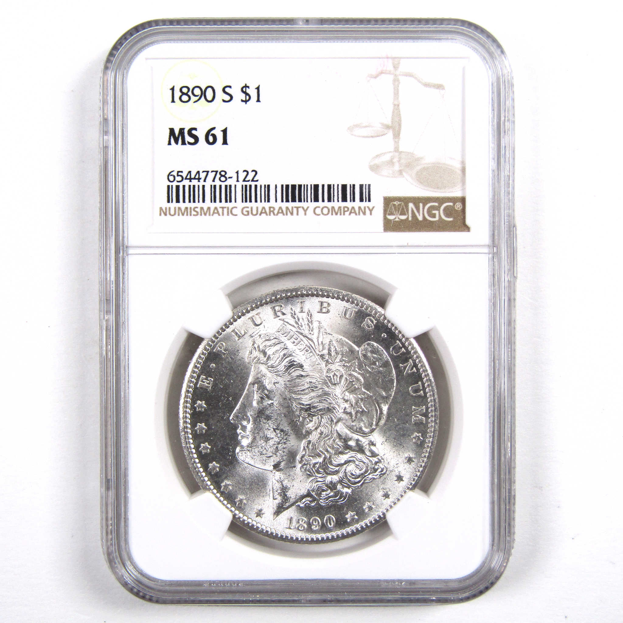 1890 S Morgan Dollar MS 61 NGC 90% Silver Uncirculated SKU:I3120 - Morgan coin - Morgan silver dollar - Morgan silver dollar for sale - Profile Coins &amp; Collectibles