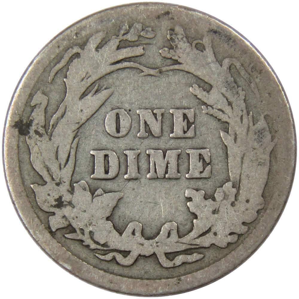 1913 Barber Dime AG About Good 90% Silver 10c US Type Coin Collectible
