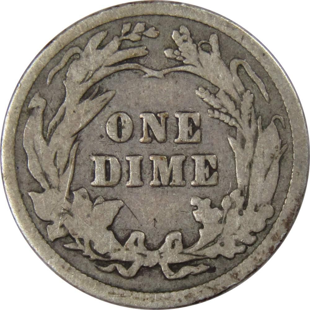 1914 Barber Dime VG Very Good 90% Silver 10c US Type Coin Collectible
