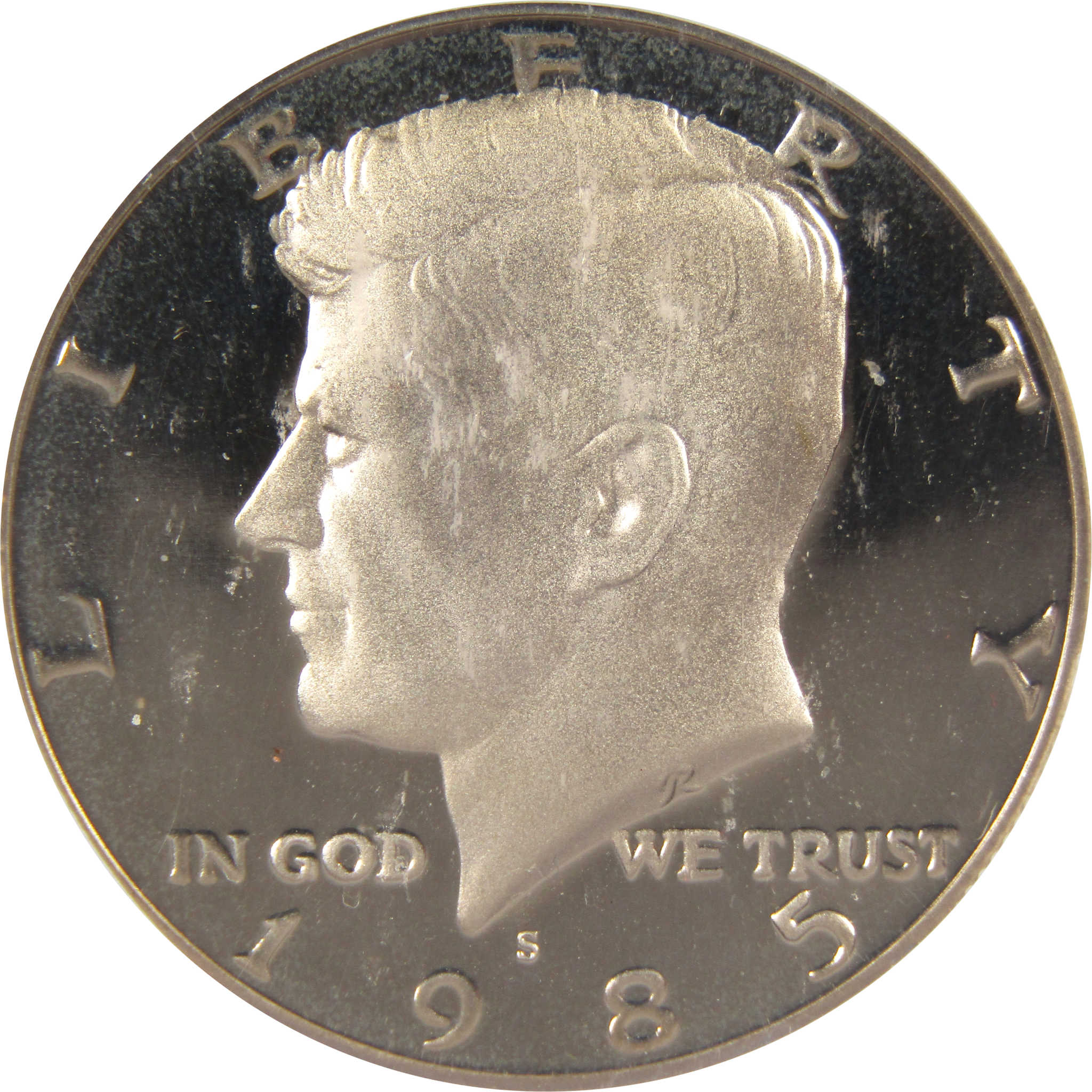 1985 S Kennedy Half Dollar PR 69 DCAM ICG Clad 50c PR SKU:CPC3158