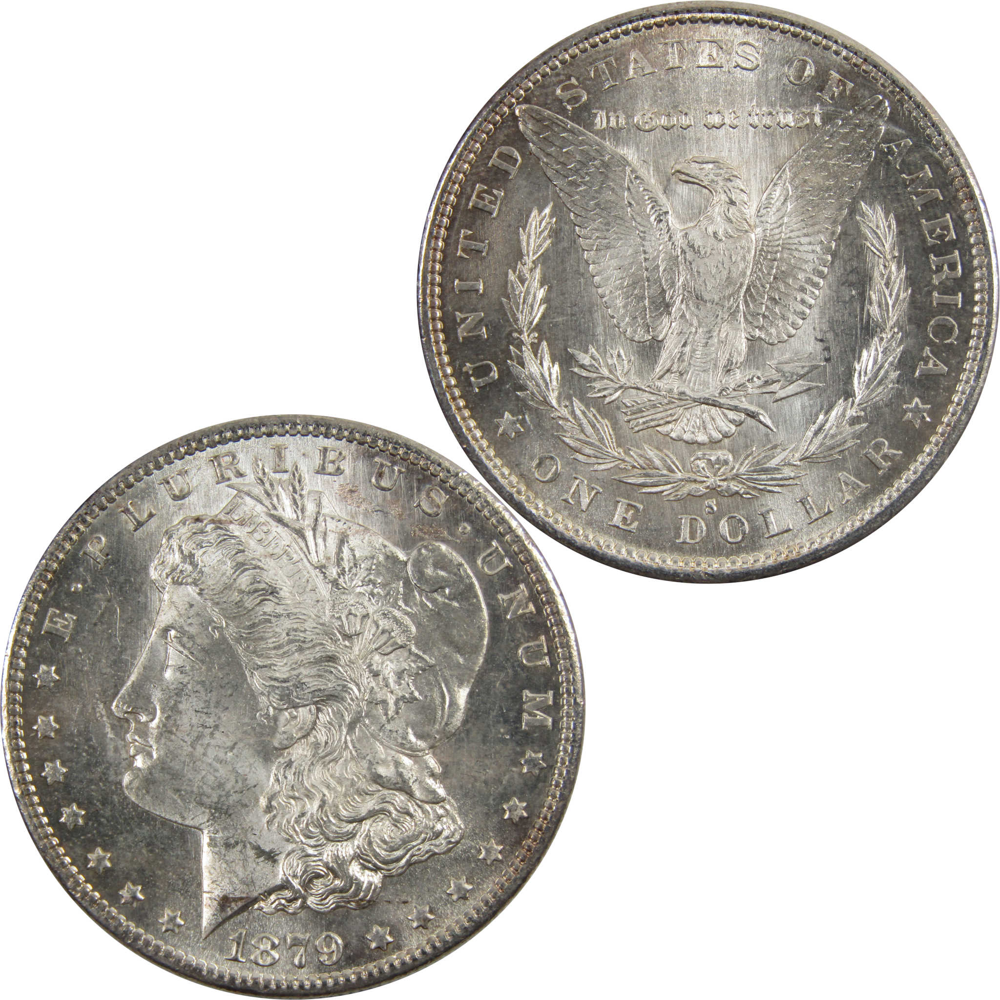 1879 S Morgan Dollar BU Uncirculated 90% Silver $1 Coin SKU:I5193 - Morgan coin - Morgan silver dollar - Morgan silver dollar for sale - Profile Coins &amp; Collectibles