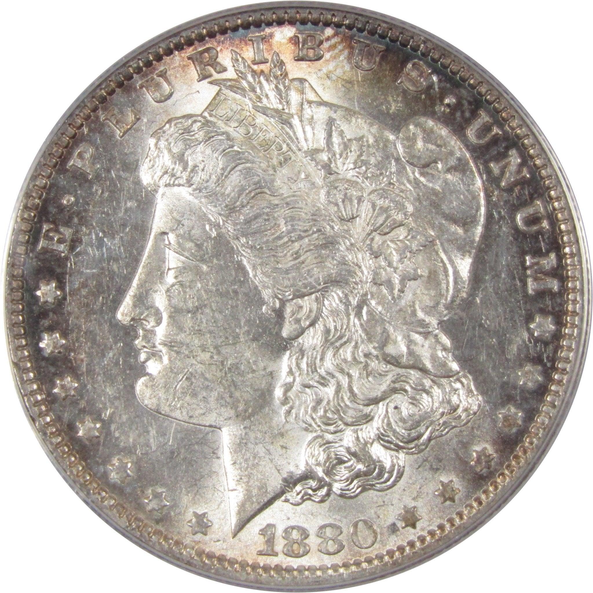 1880 O VAM 6A 2ND 8/7 Morgan Dollar AU 58 ANACS Silver SKU:CPC1132 - Morgan coin - Morgan silver dollar - Morgan silver dollar for sale - Profile Coins &amp; Collectibles