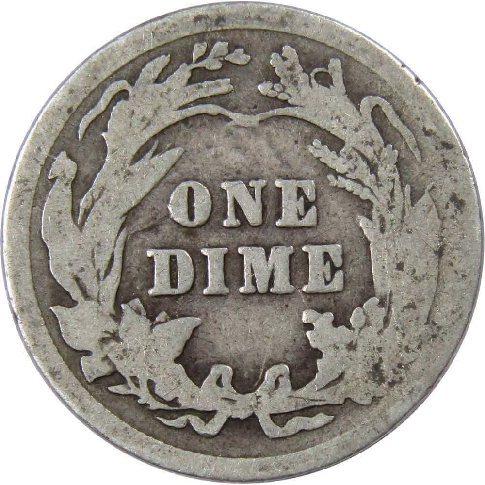 1916 Barber Dime AG About Good 90% Silver 10c US Type Coin Collectible