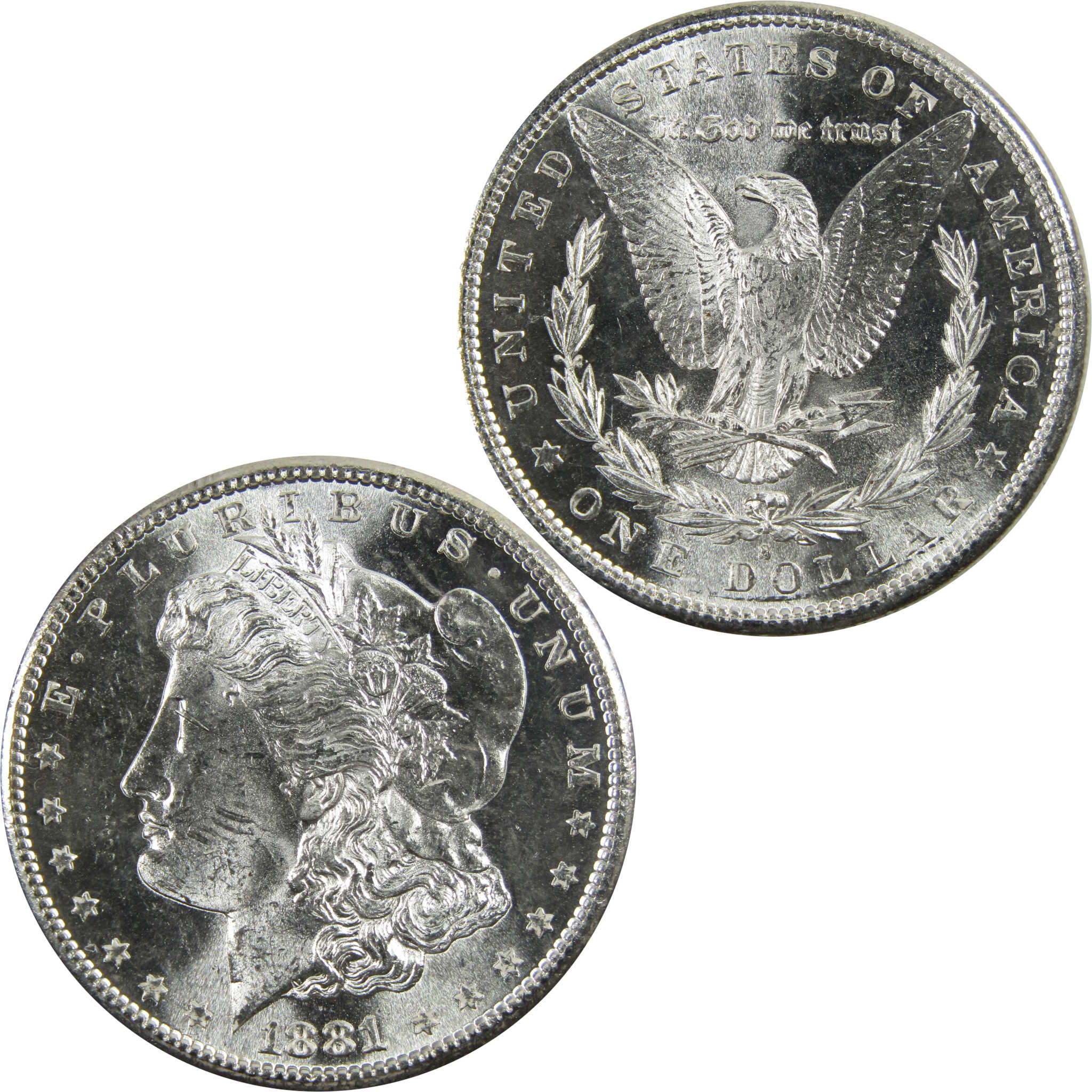 1881 S Morgan Dollar BU Uncirculated 90% Silver $1 Coin SKU:I5297 - Morgan coin - Morgan silver dollar - Morgan silver dollar for sale - Profile Coins &amp; Collectibles