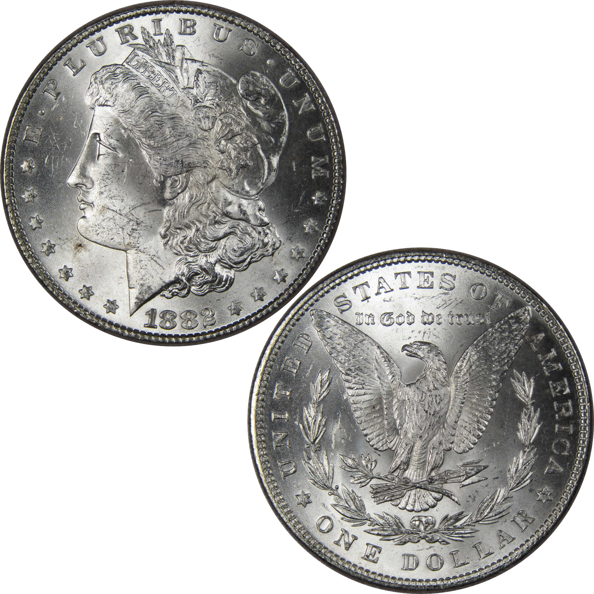 1882 Morgan Dollar BU Uncirculated Mint State 90% Silver SKU:IPC9698 - Morgan coin - Morgan silver dollar - Morgan silver dollar for sale - Profile Coins &amp; Collectibles