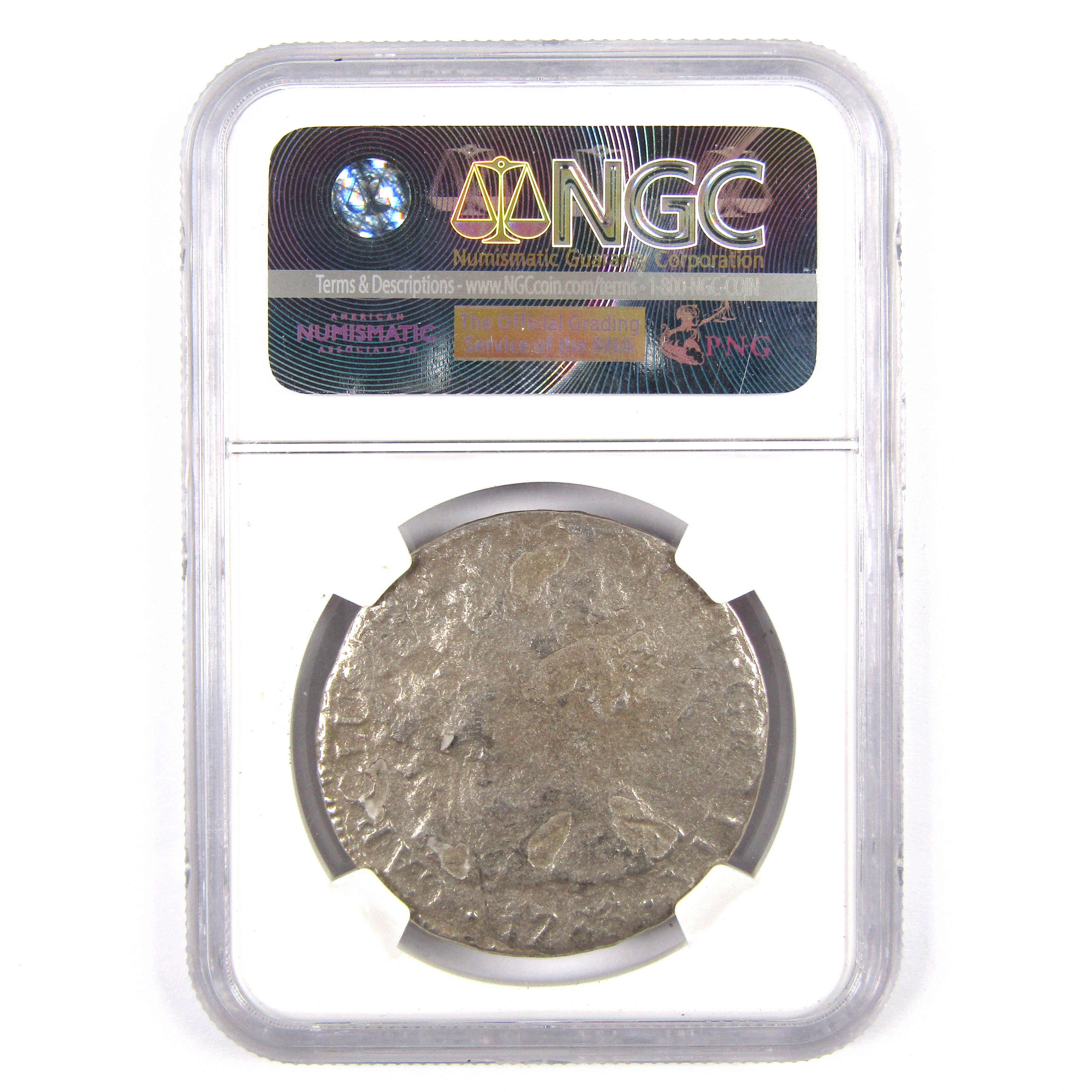 El Cazador Mexico 8 Reales NGC Silver Coin Shipwreck SKU:CPC2994