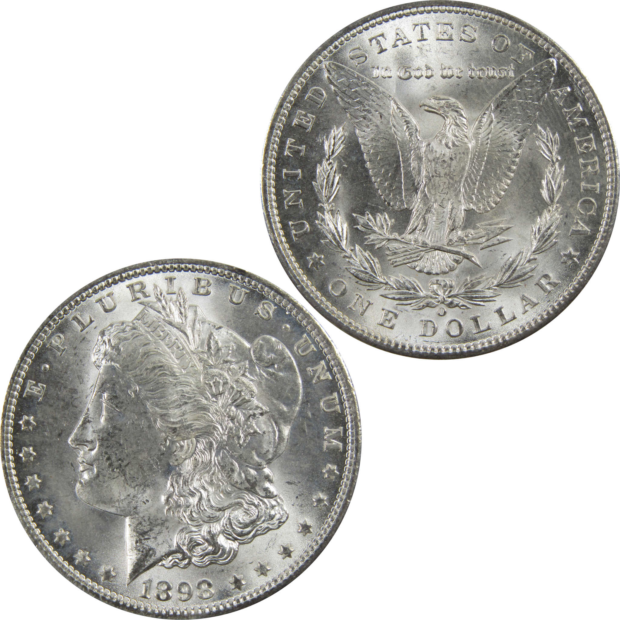 1898 O Morgan Dollar BU Uncirculated 90% Silver $1 Coin SKU:I5284 - Morgan coin - Morgan silver dollar - Morgan silver dollar for sale - Profile Coins &amp; Collectibles