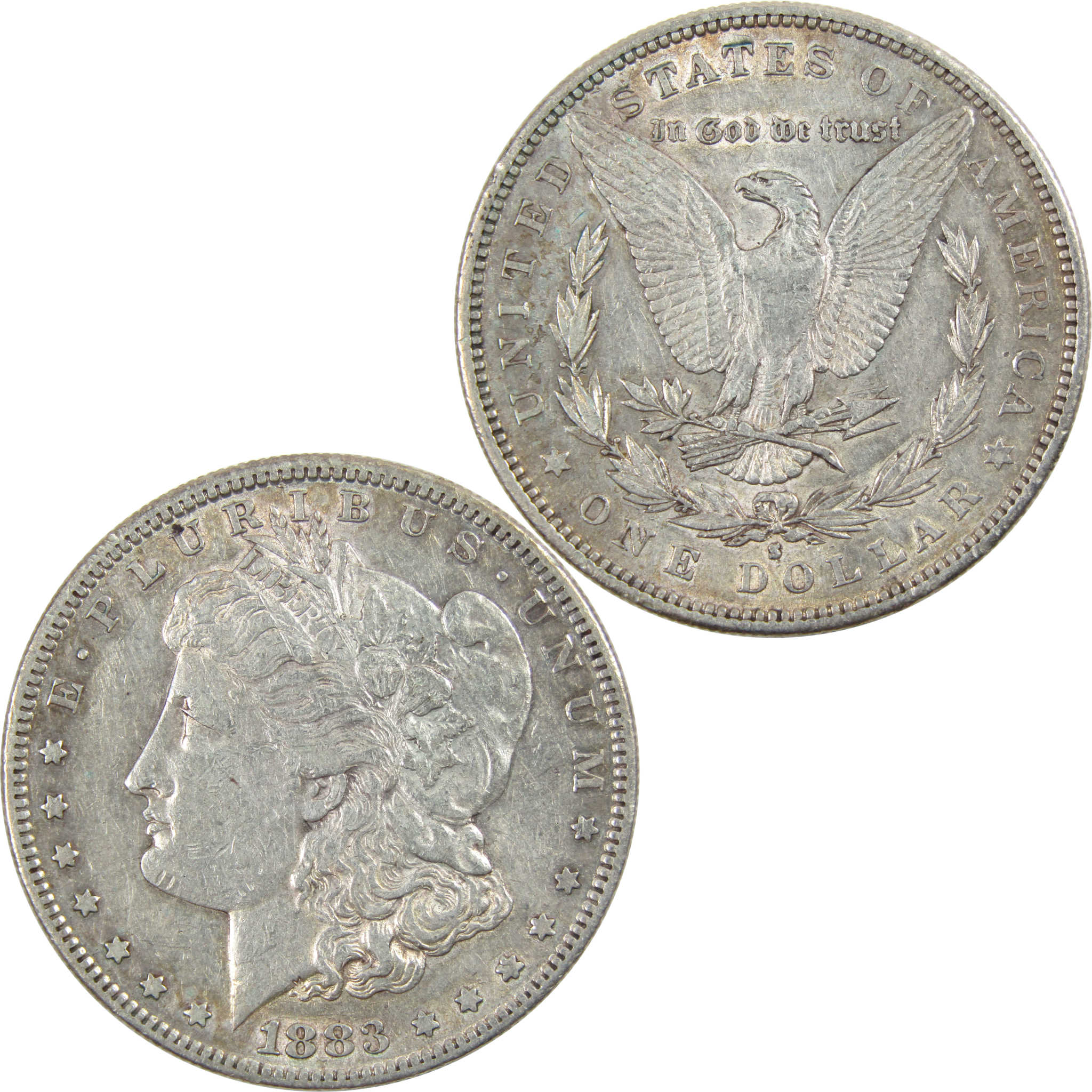 1883 S Morgan Dollar XF EF Extremely Fine Details Silver $1 SKU:I5915 - Morgan coin - Morgan silver dollar - Morgan silver dollar for sale - Profile Coins &amp; Collectibles