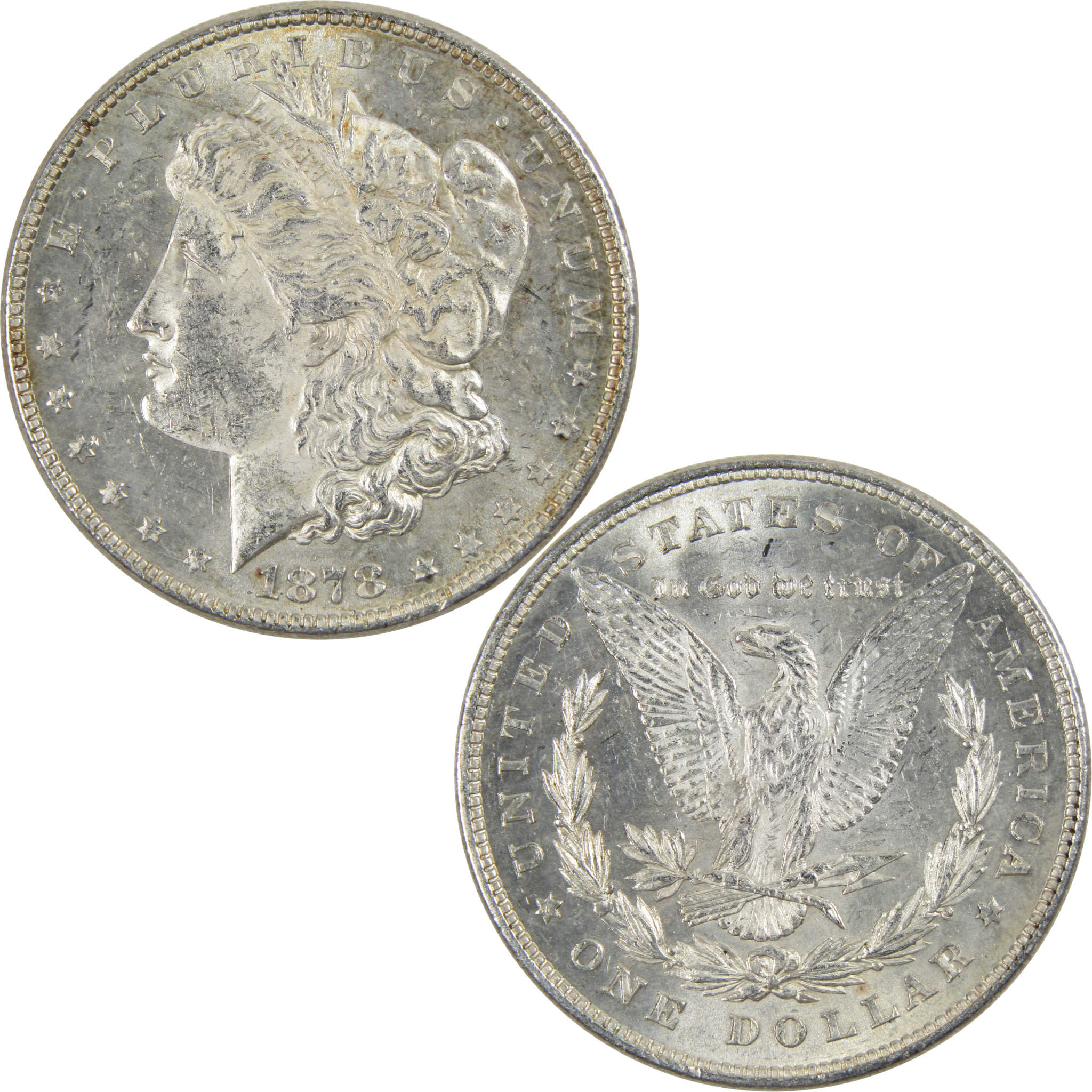 1878 8TF Morgan Dollar BU Uncirculated Mint State 90% Silver SKU:I3839 - Morgan coin - Morgan silver dollar - Morgan silver dollar for sale - Profile Coins &amp; Collectibles