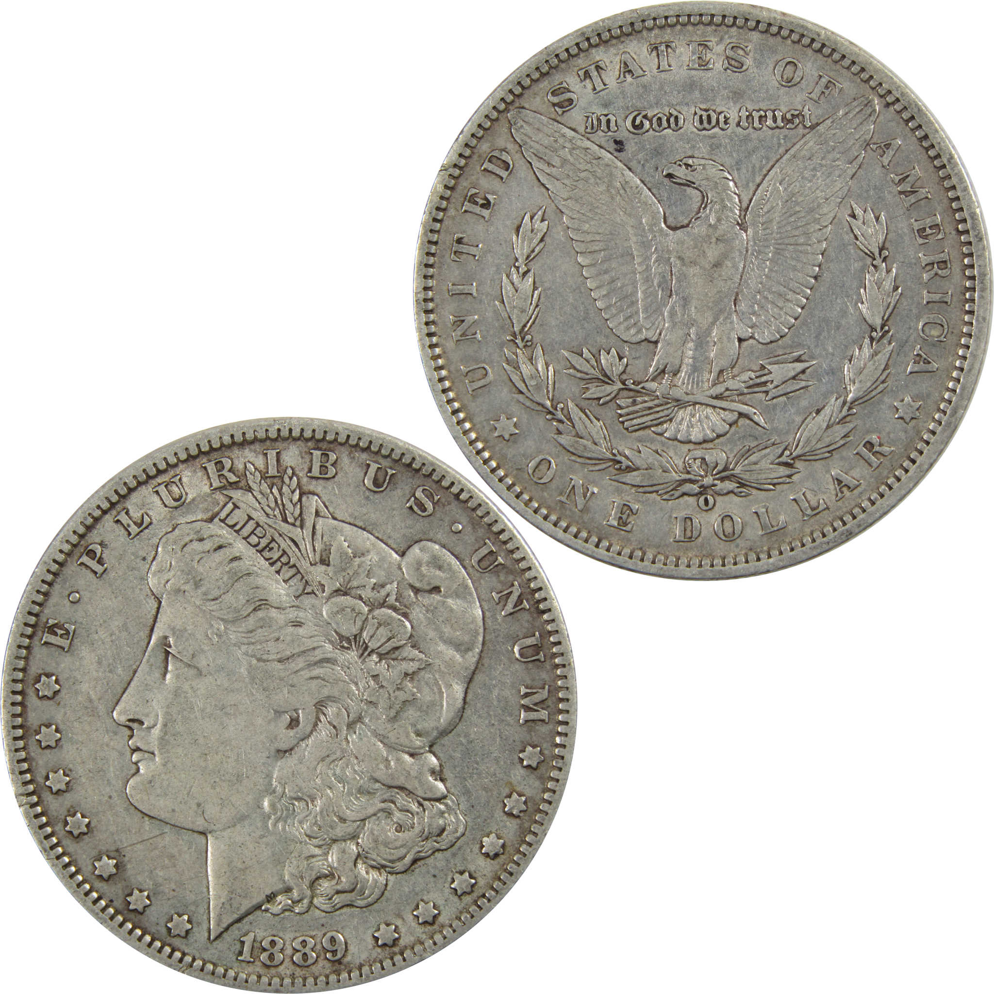 1889 O Morgan Dollar VF Very Fine 90% Silver $1 Coin SKU:I4846 - Morgan coin - Morgan silver dollar - Morgan silver dollar for sale - Profile Coins &amp; Collectibles