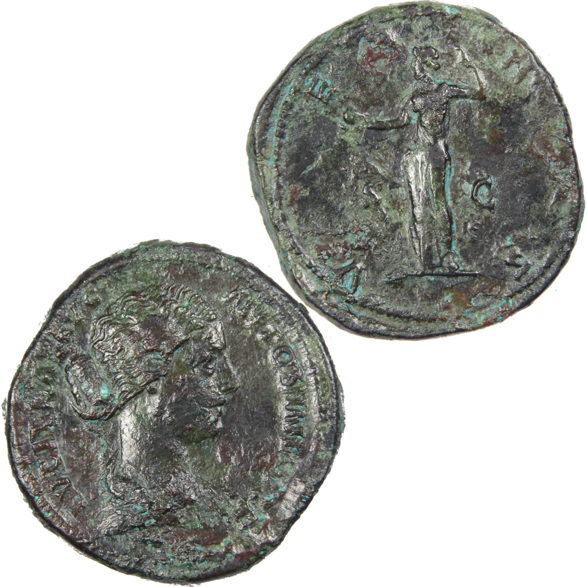 164-182 AD Lucilla SestertiF Fine Ancient Roman Imperial SKU:IPC3810