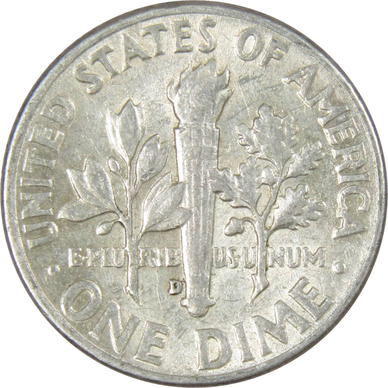 1959 D Roosevelt Dime AG About Good 90% Silver 10c US Coin Collectible - Roosevelt coin - Profile Coins &amp; Collectibles