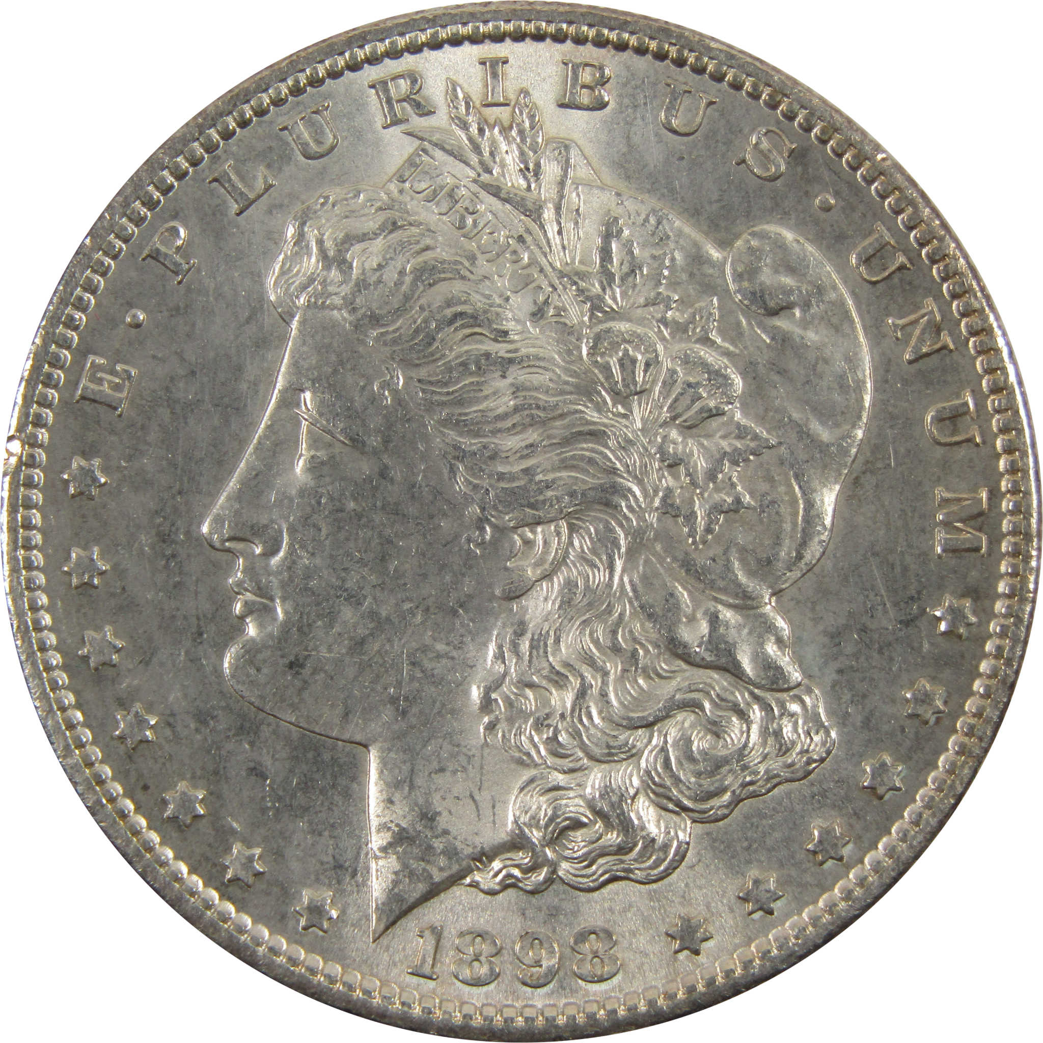 1898 S Morgan Dollar BU Uncirculated 90 Silver 1 Coin SKU I7679