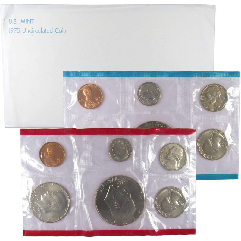 1975 U.S. Mint Set Uncirculated Original Government Packaging OGP Collectible - Profile Coins & Collectibles 