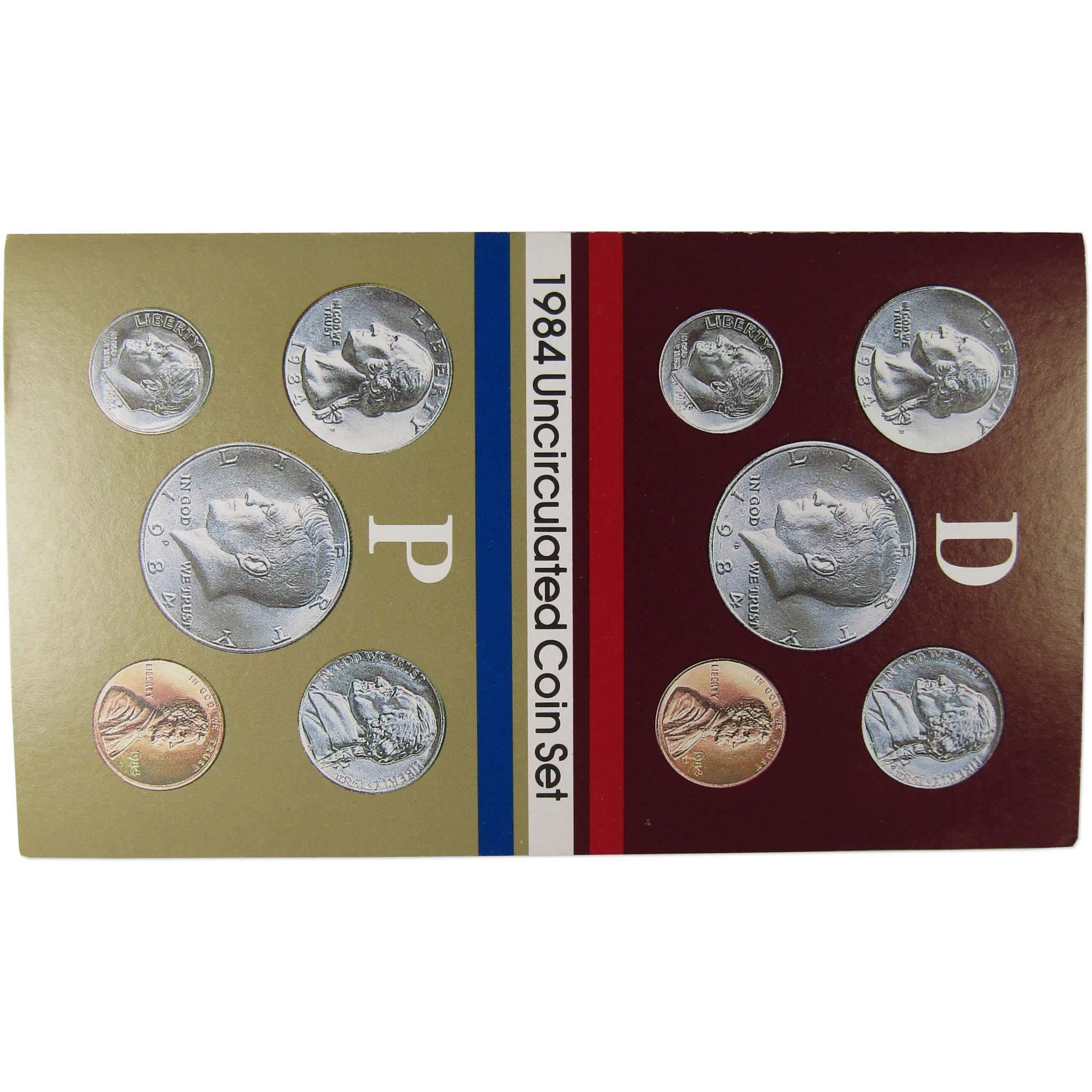1984 U.S. Mint Set Uncirculated Original Government Packaging OGP Collectible
