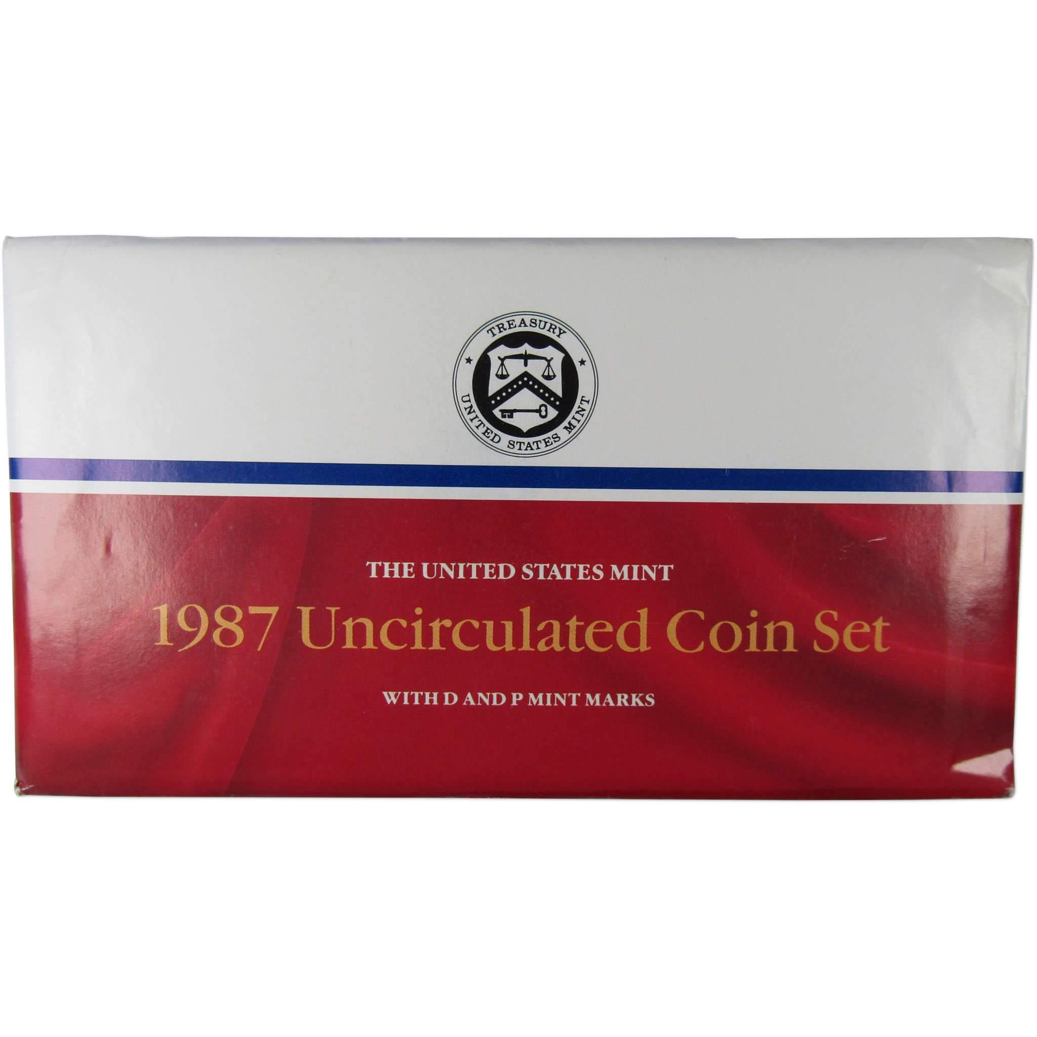 1987 U.S. Mint Set Uncirculated Original Government Packaging OGP Collectible