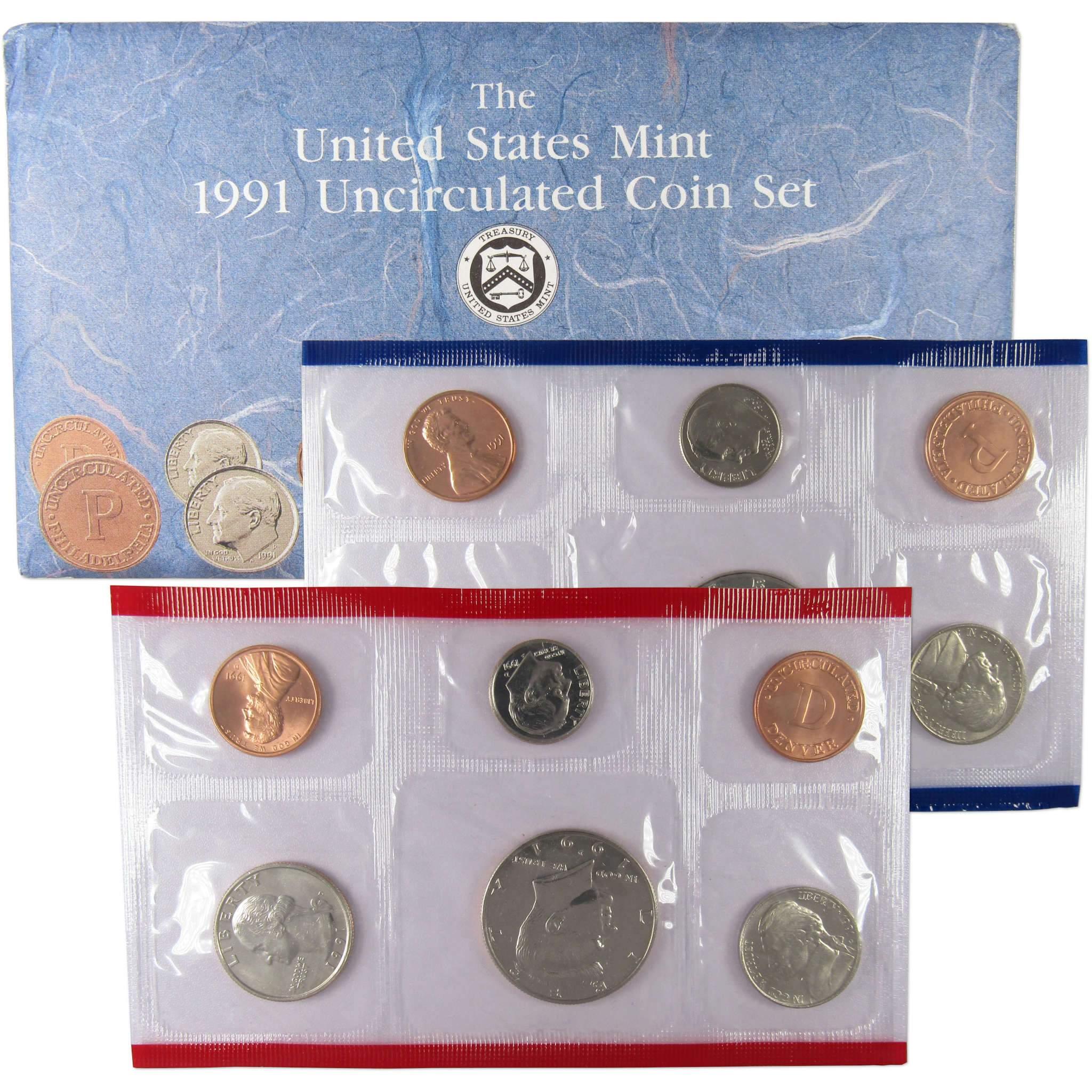 1991 U.S. Mint Set Uncirculated Original Government Packaging OGP Collectible