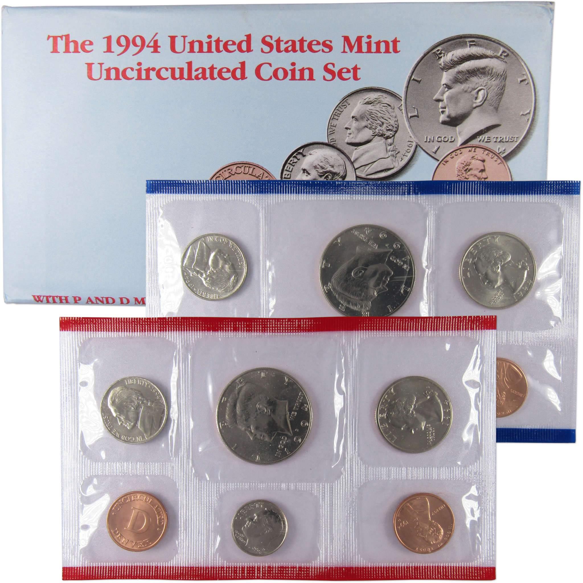 1994 U.S. Mint Set Uncirculated Original Government Packaging OGP Collectible