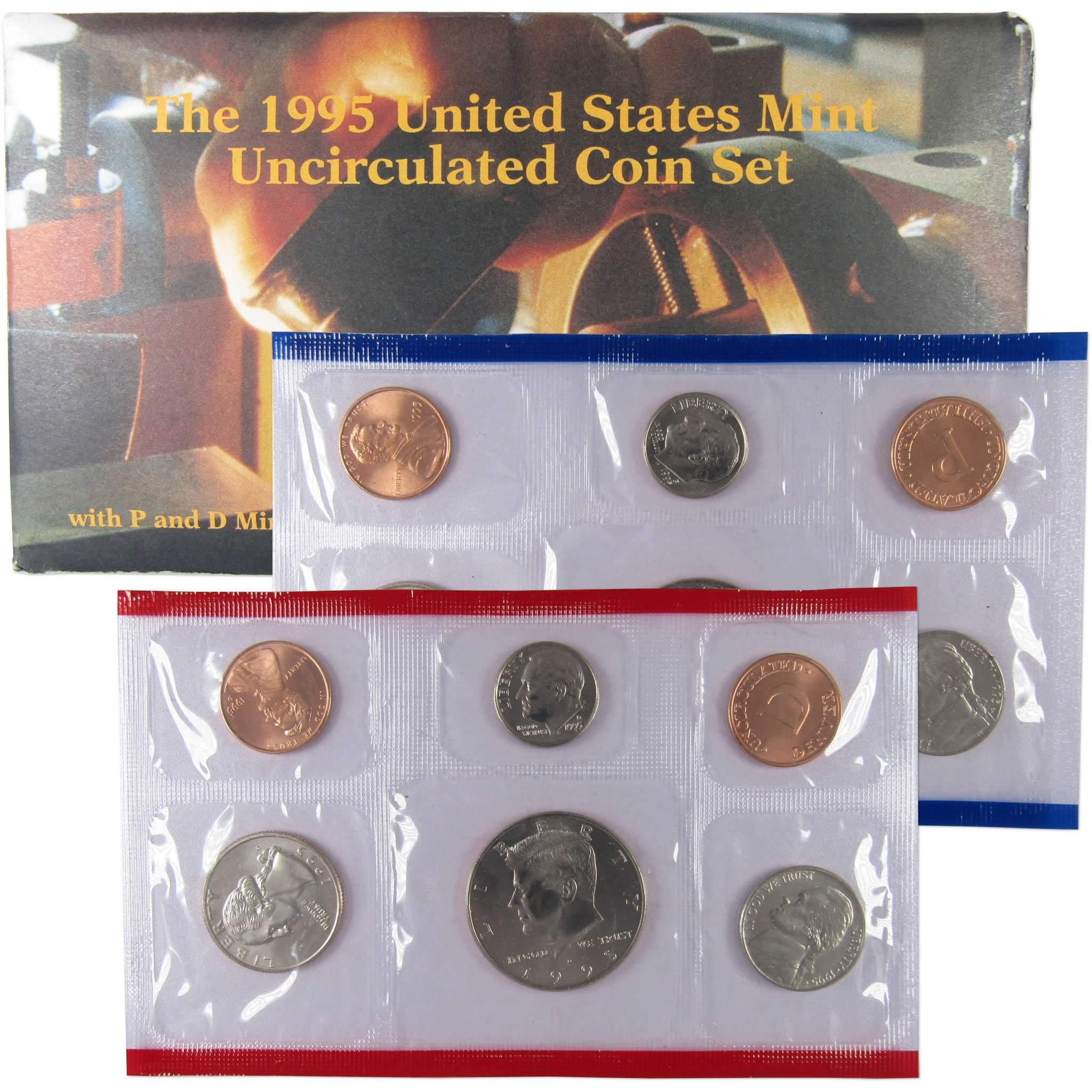 1995 U.S. Mint Set Uncirculated Original Government Packaging OGP Collectible